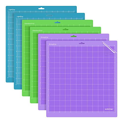 Blue, green, purple, 6 Mats