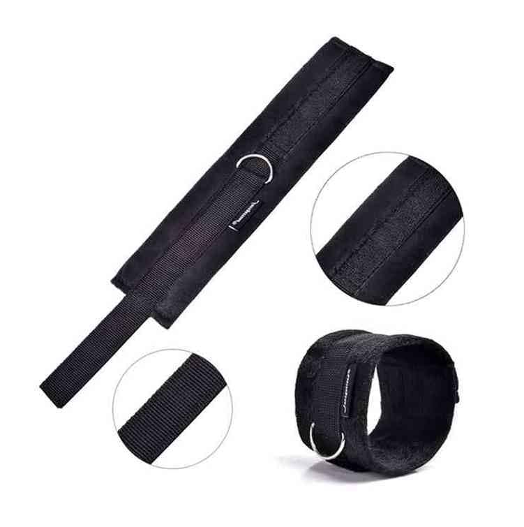 Premium Under Mattress Restraint Kit for King/Queen Beds - Bondage Straps, Spreader Bar, Blindfold & Handcuffs - Couples Adult Toys for Sensual Play & BDSM Exploration