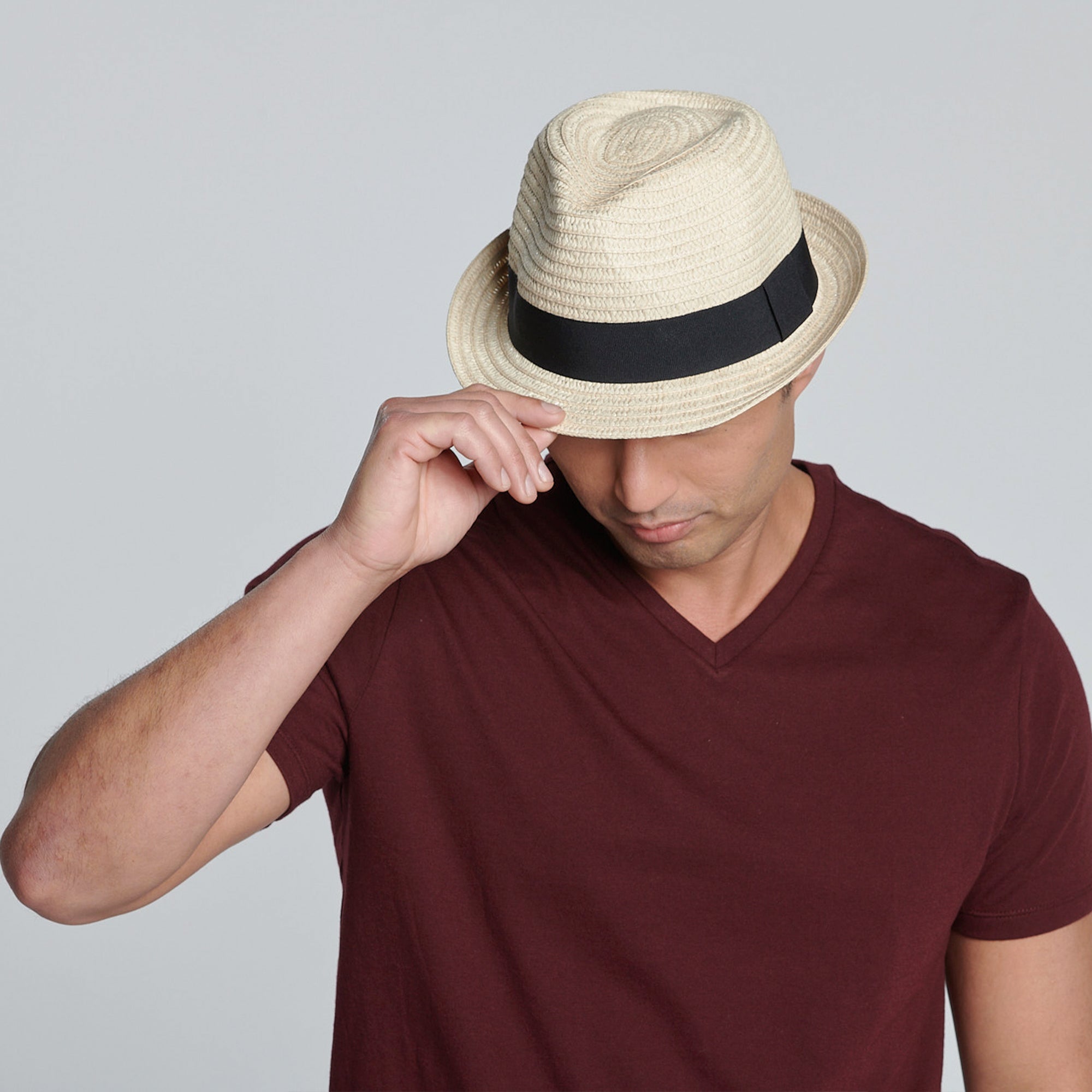 Stylish Men's Ultrabraided Fedora Hat with Grosgrain Band - Perfect for Outdoor Events, Weddings & Fashion Accessories