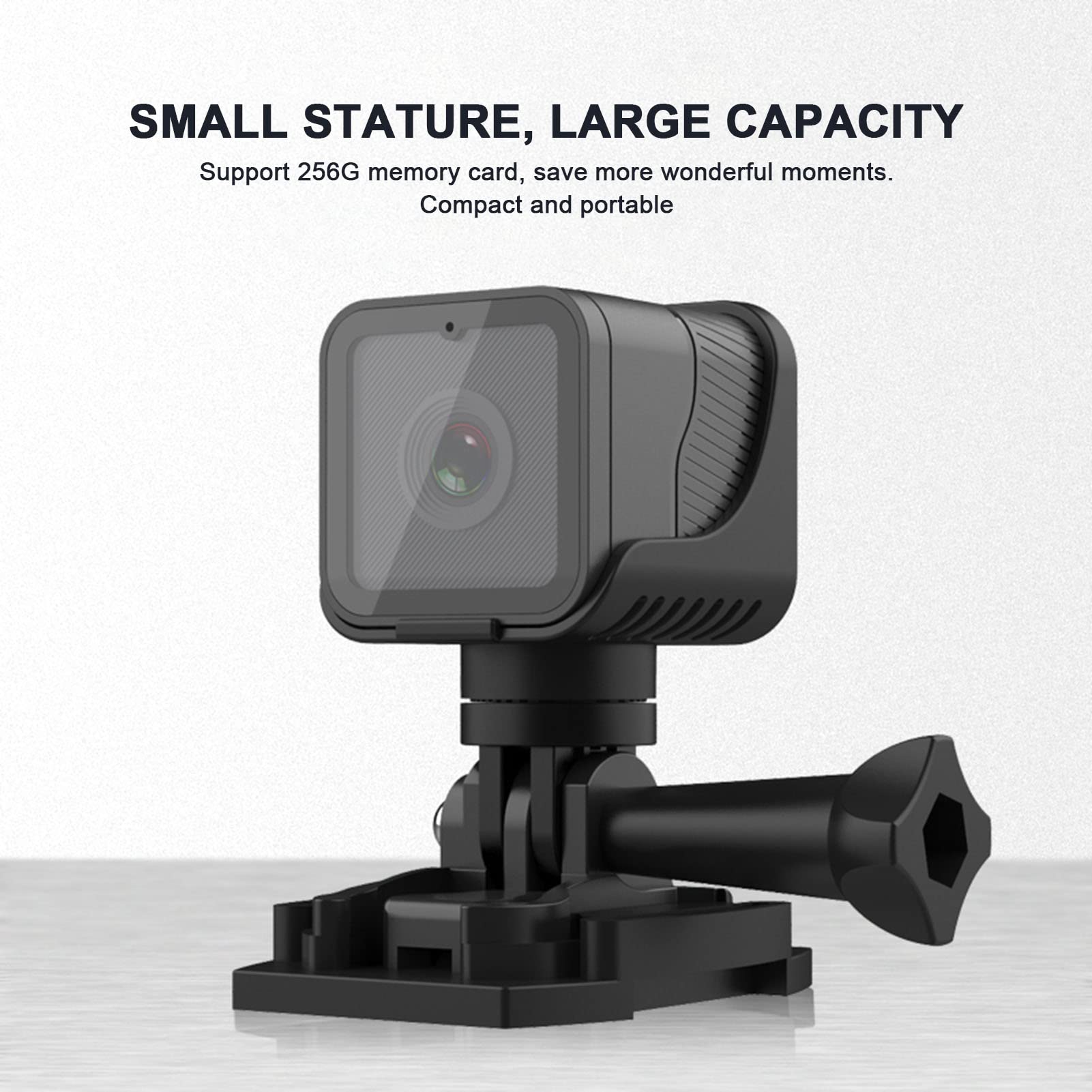 Annadue Portable WiFi Action Camera for Outdoor Sports - Waterproof HD Video Camera with Microphone & Long Battery Life - Ideal for Travel, Vlogging, Cycling & Adventure Recording