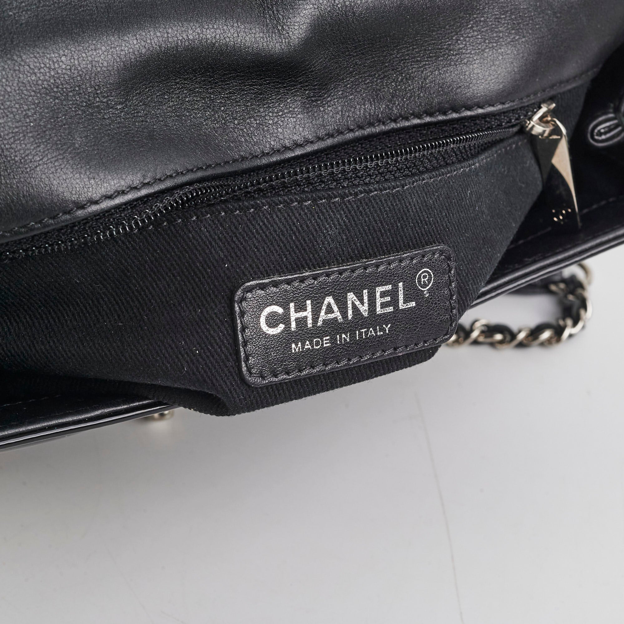 Chanel Patent Leather Seasonal Flap Bag Black - Luxury Designer Handbag for Women, Perfect for Evening Parties & Special Occasions