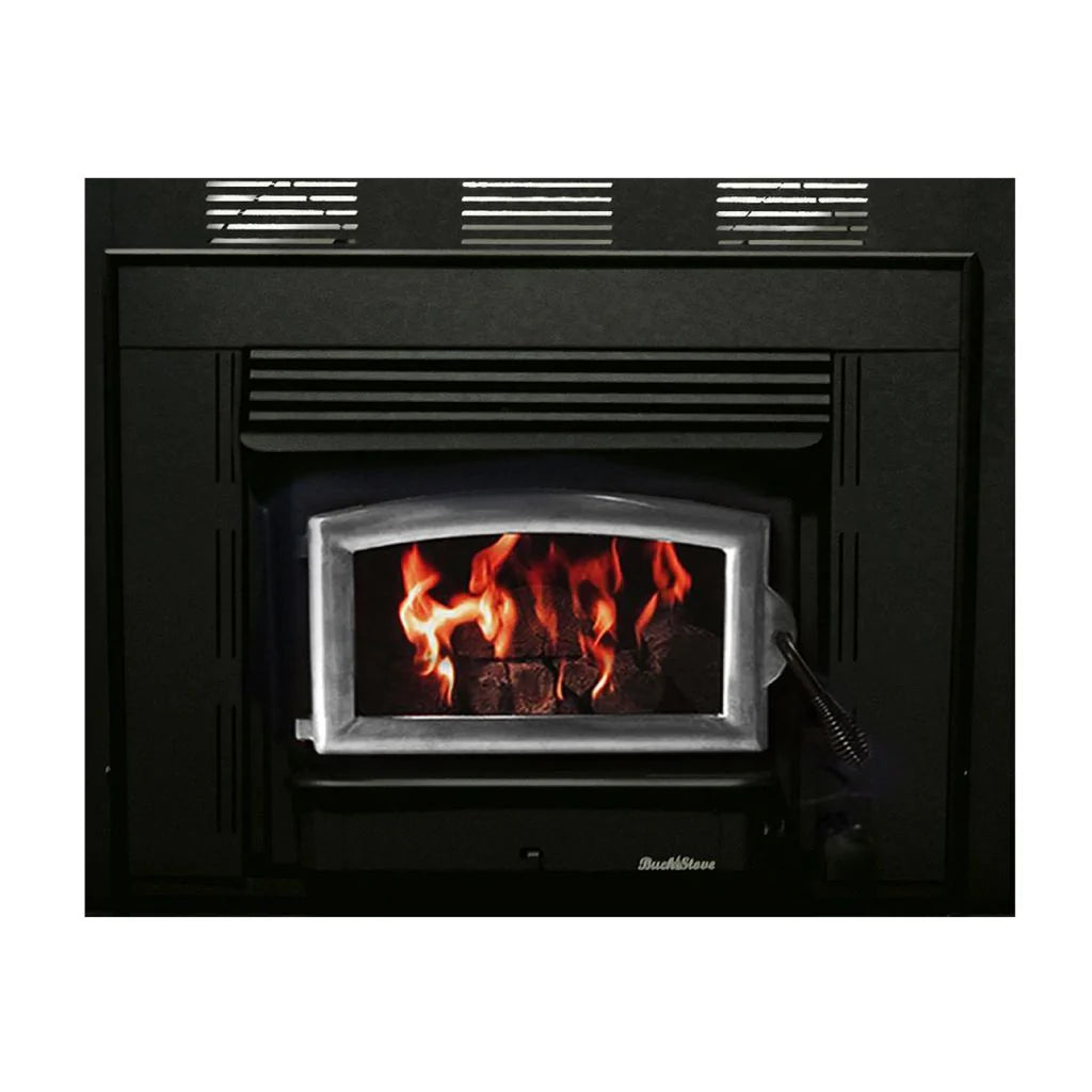 Buck Stove Model 21ZC Zero Clearance Non-Catalytic Wood Burning Stove with Door - EPA Certified for Efficient Heating - Perfect for Cabins, Homes & Outdoor Living Spaces
