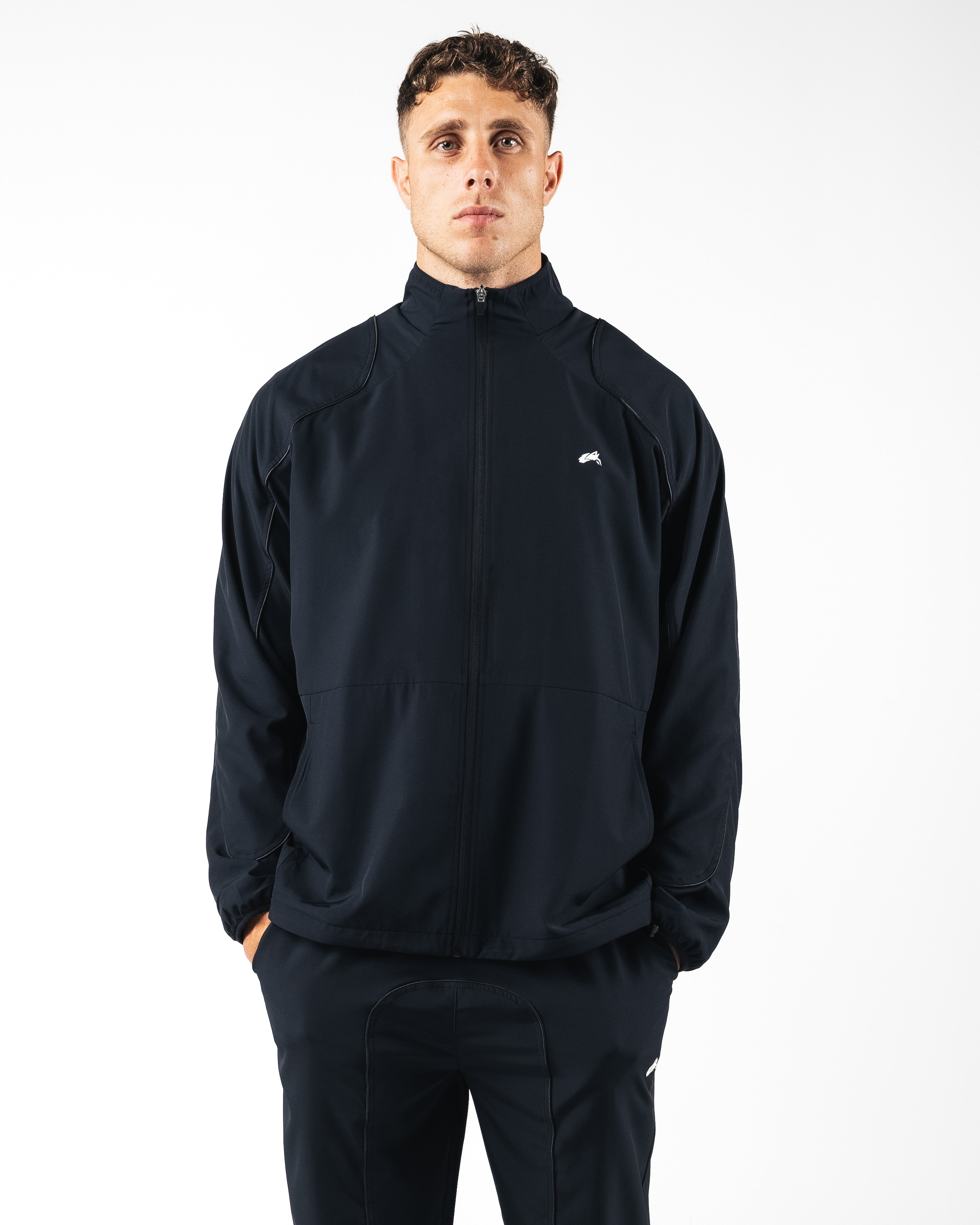 Premium Club Training Jacket for Men & Women - Breathable Black Workout Jacket for Gym, Running & Outdoor Sports