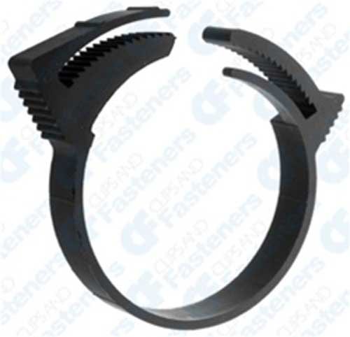 10 Pack Stainless Steel Single Bond Nylon Hose Clamps 1-13/32