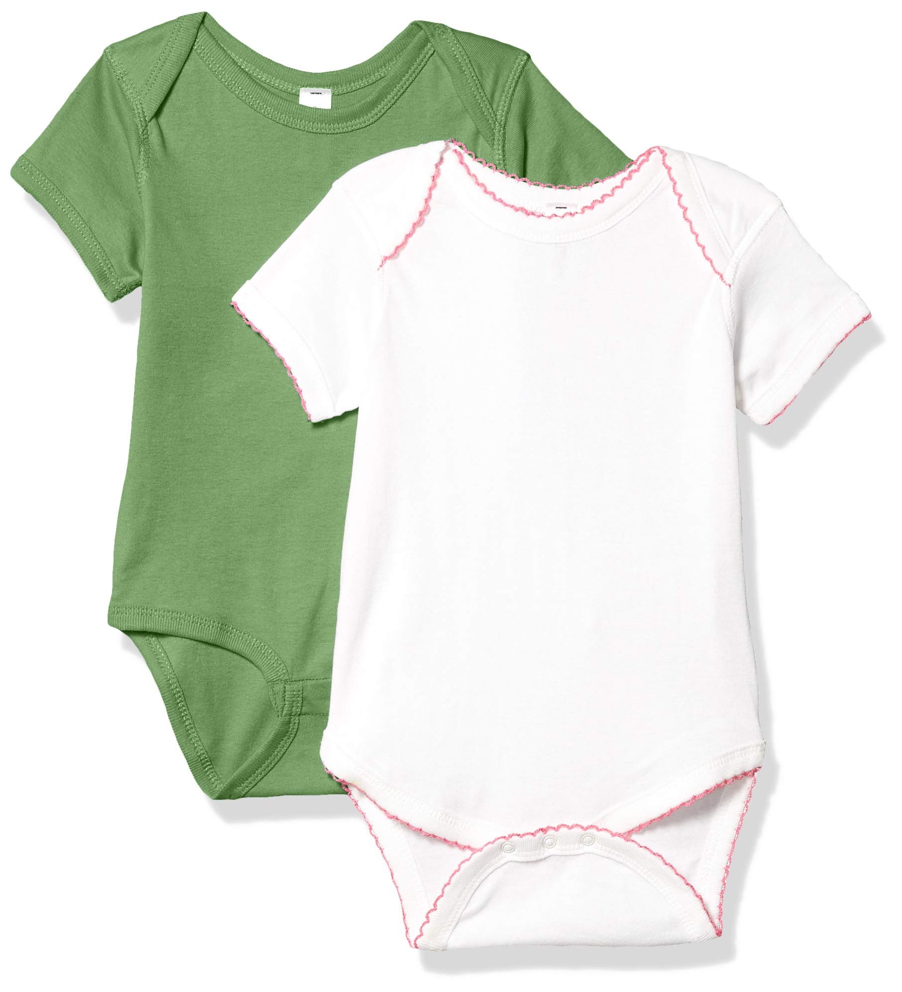 Marky G Apparel Baby Girls' Ribbed Bodysuit - Soft Cotton Onesie for Newborns & Infants | Perfect for Playtime, Family Photos & Everyday Comfort