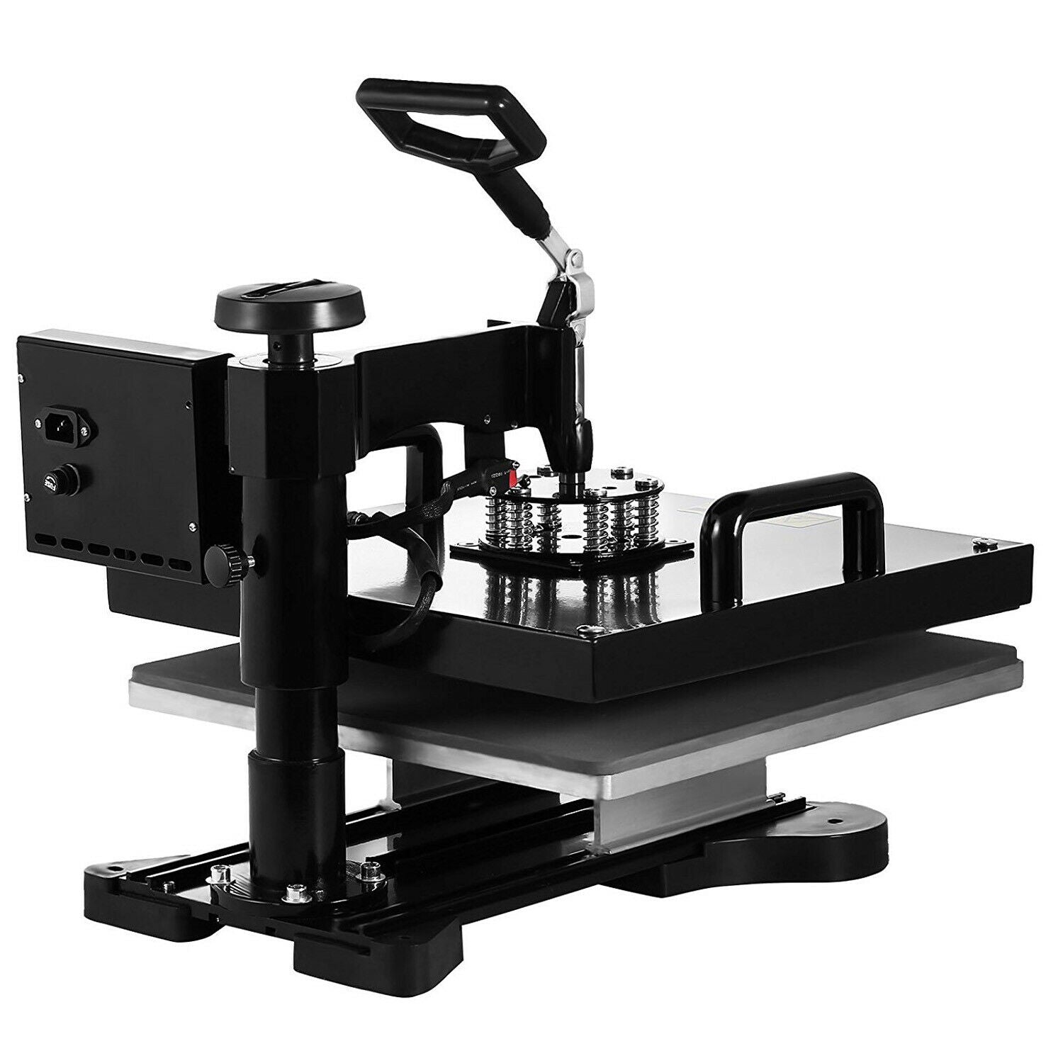 15x15 8-in-1 Digital Heat Press Machine for T-Shirts, Mugs & Hats - Sublimation Transfer Printing Equipment for DIY Crafts & Small Business - Perfect for Custom Apparel, Promotional Items & Personalized Gifts