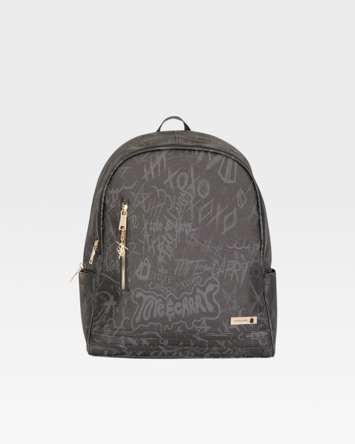 Black Graffiti Tombstone Roller Duffle Bag Set - Stylish Travel Luggage for Urban Adventures & Halloween Costume Accessories