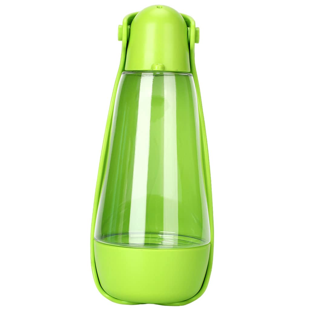 Enakshi Portable Pet Water Bottle with Tray - Leak-Proof Dog & Cat Travel Water Dispenser for Hiking, Camping, and Outdoor Adventures | Durable Pet Supplies for Active Pets