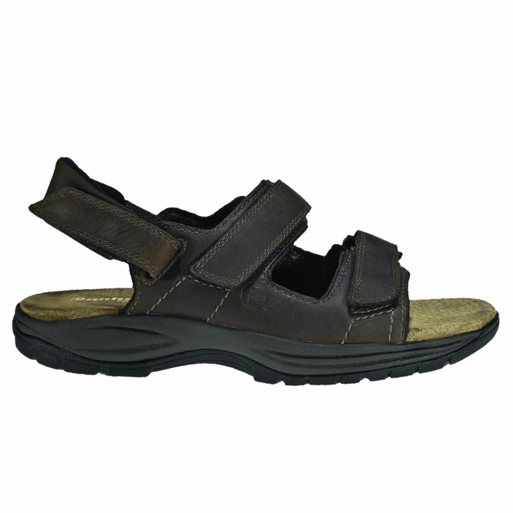 Dunham Men's St Johnsbury Adjustable Comfort Sandals - Lightweight Brown Outdoor Walking Shoes for Hiking, Travel & Casual Wear