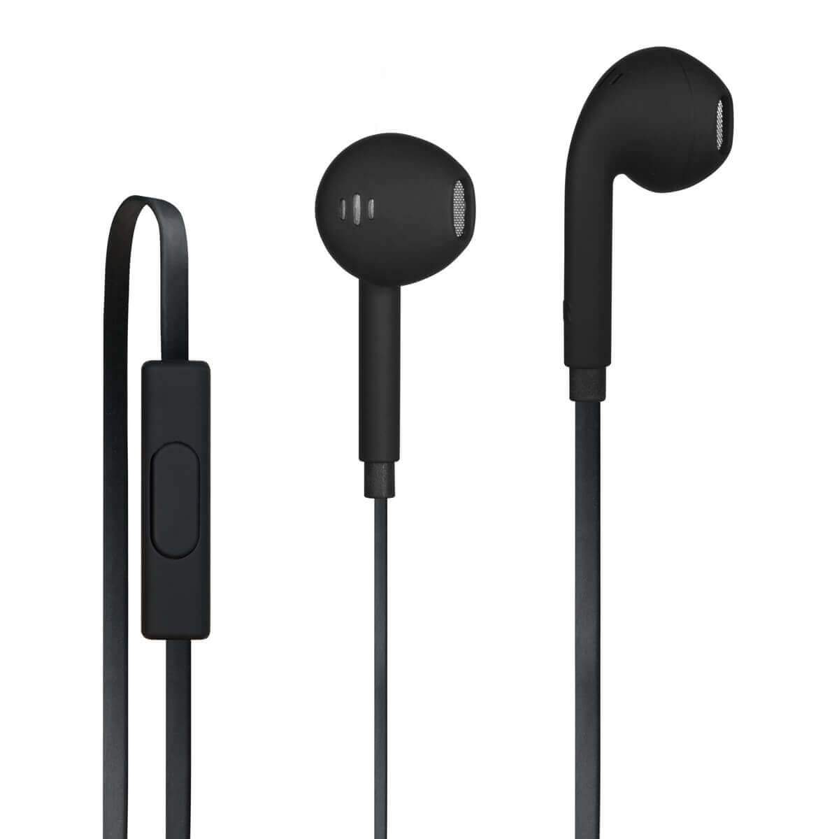 iStore Classic Fit Wireless Earbuds with Noise Cancellation - Matte Black Bluetooth Headphones for Gym, Running & Work Calls