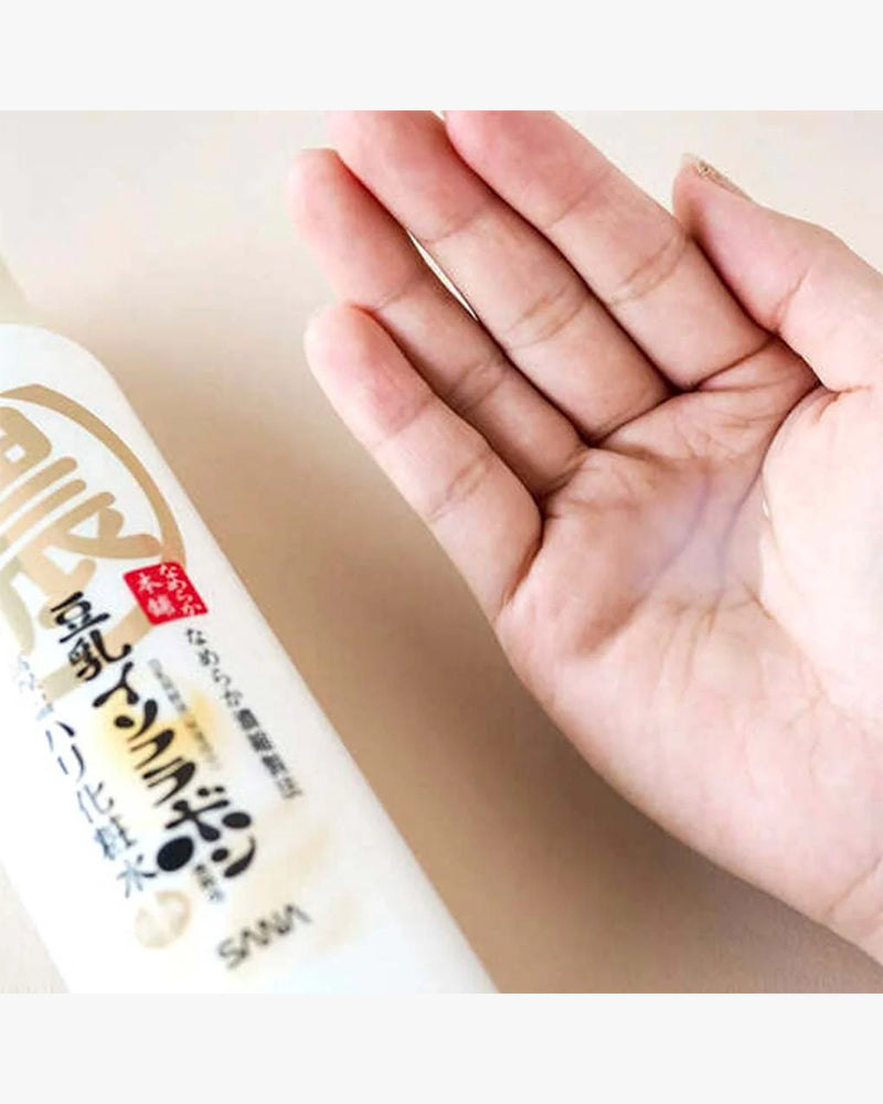 SANA Nameraka Isoflavone Wrinkle Facial Lotion - Anti-Aging Moisturizer for Smooth Skin | Perfect for Daily Skincare Routine & Nighttime Hydration