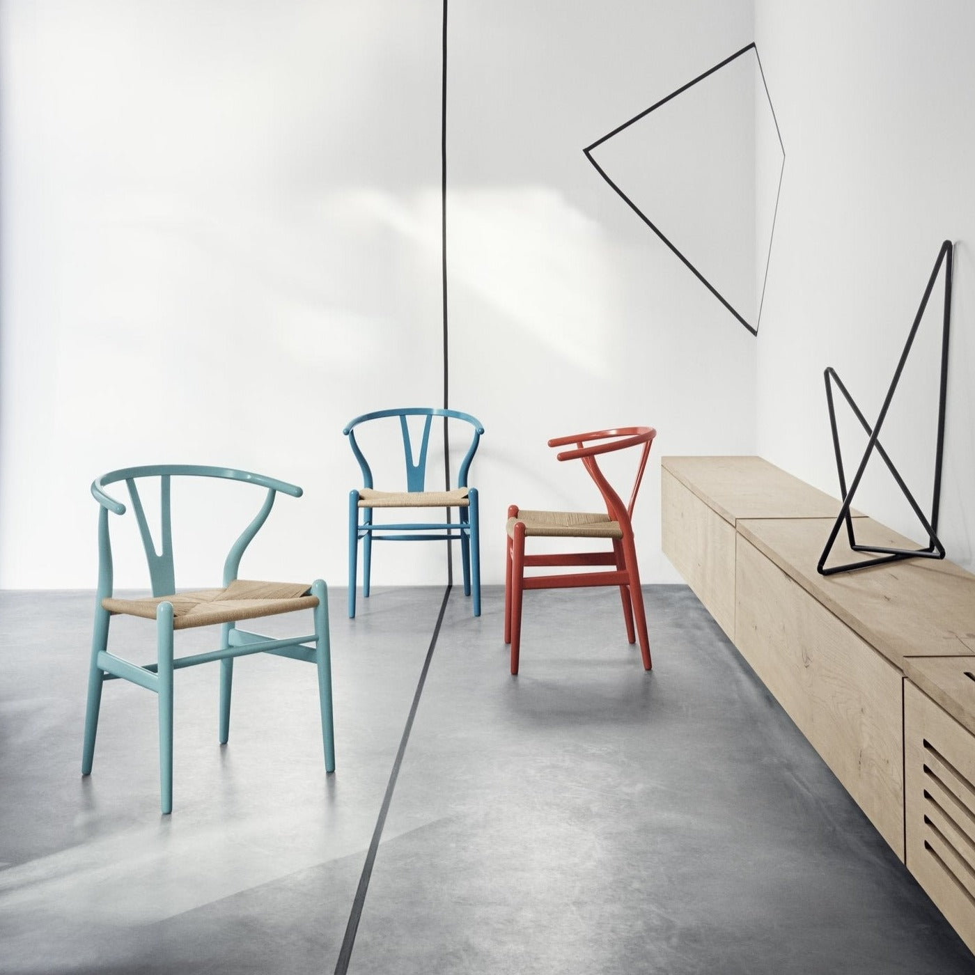 CH24 Wishbone Chair - Modern Scandinavian Dining Chair, Natural Wood & Paper Cord Seat - Perfect for Dining Rooms, Kitchens & Home Offices