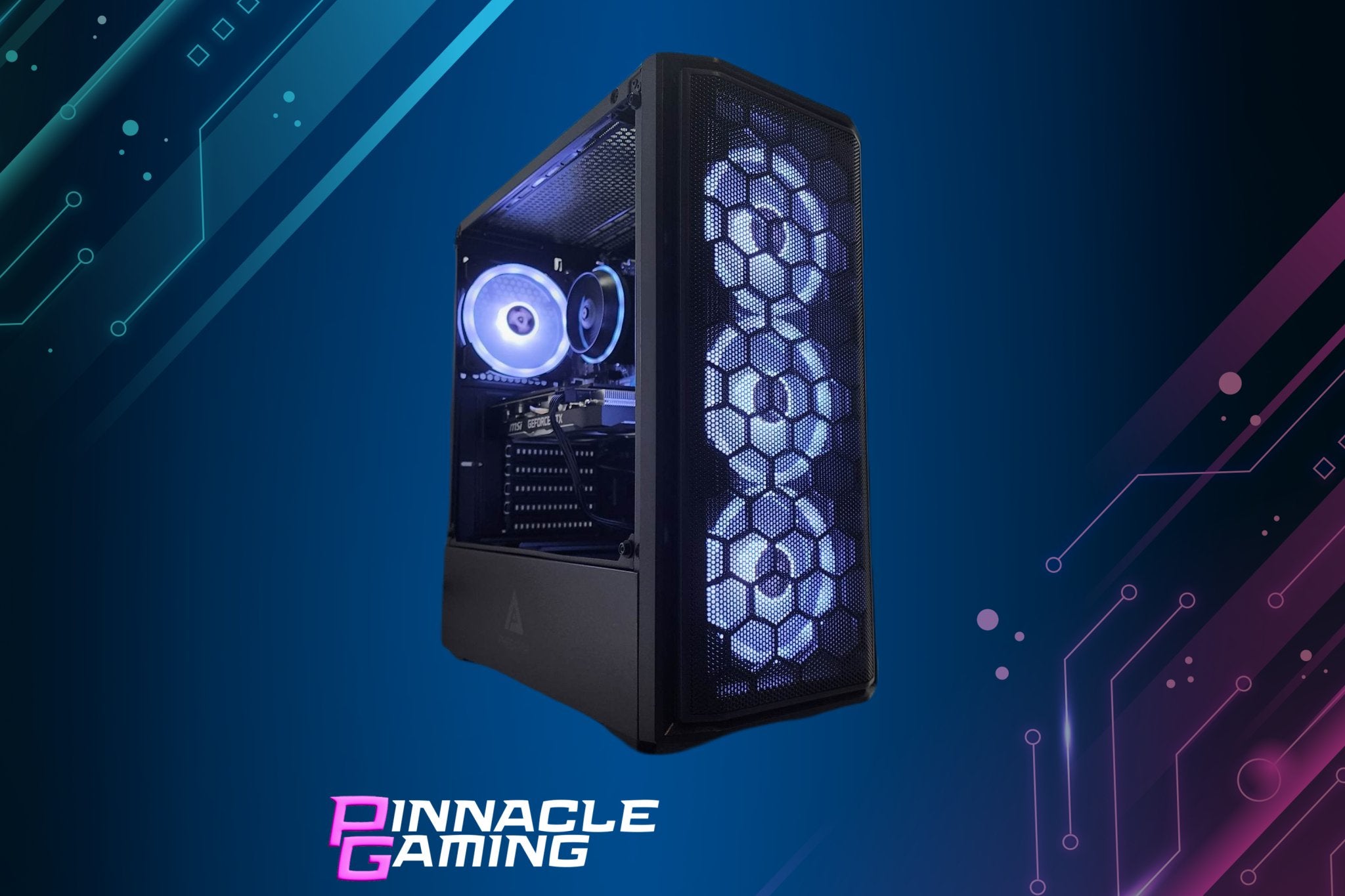Custom Gaming PC Desktop Computer - Intel Core i5, NVIDIA GeForce RTX 4060, 500GB SSD + 2TB HDD, 16GB RAM, WiFi, Predator Black H610 - Perfect for 4K Gaming, Streaming & Content Creation