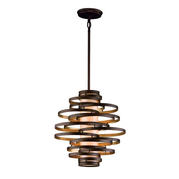 Smithereens 2-Light Pendant Chandelier - Modern Crystal Glass Ceiling Light Fixture for Dining Room, Kitchen Island & Bedroom Decor