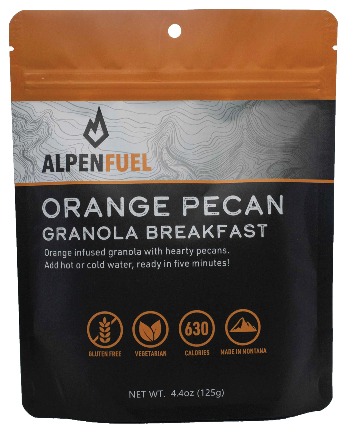Alpen Fuel Orange Pecan Breakfast Granola - High Protein & Energy Granola for Morning Boost | Healthy Snack for Hiking, Camping & On-the-Go Breakfast