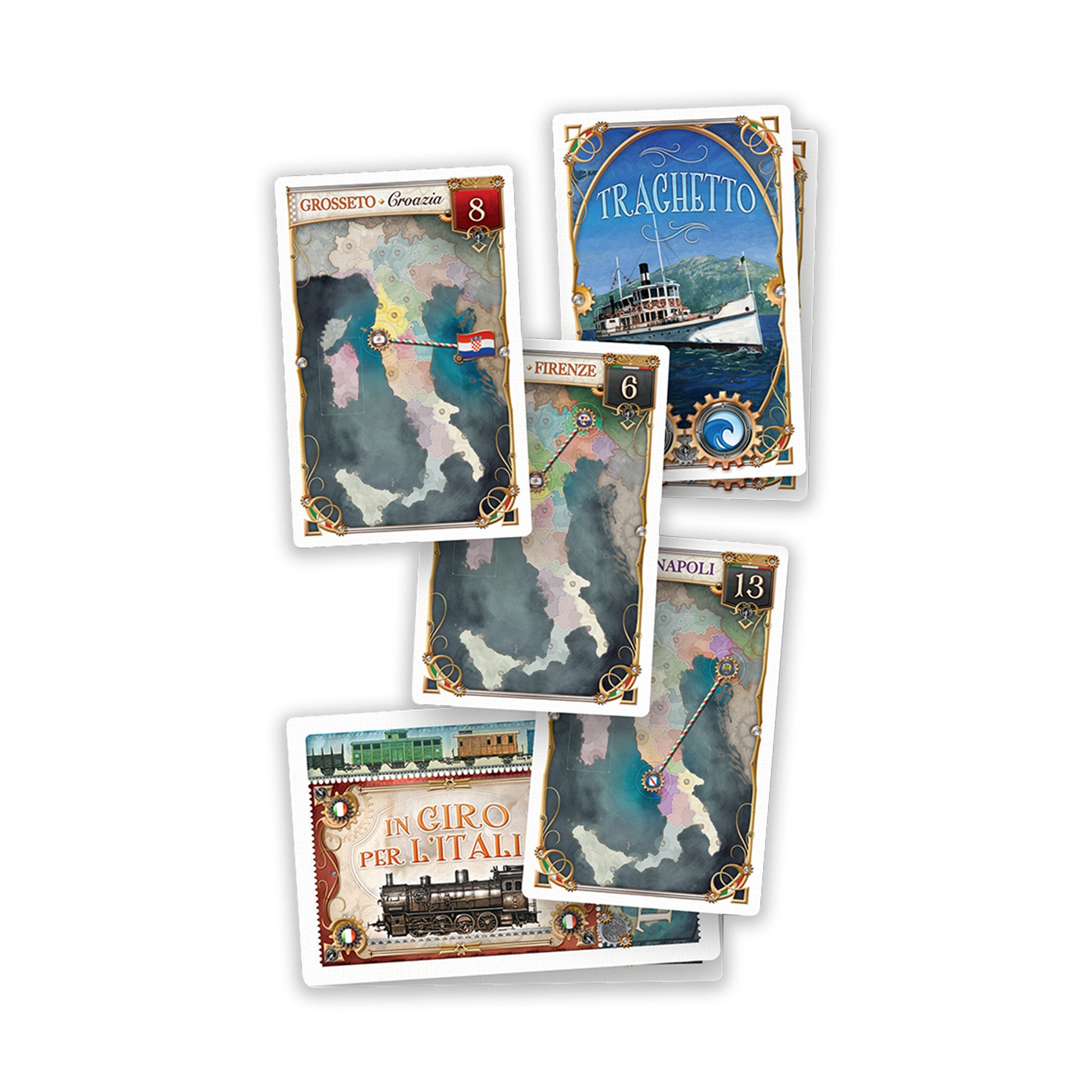 Ticket to Ride: Japan & Italy Expansion Board Game - Explore Scenic Rail Routes for Family Game Night