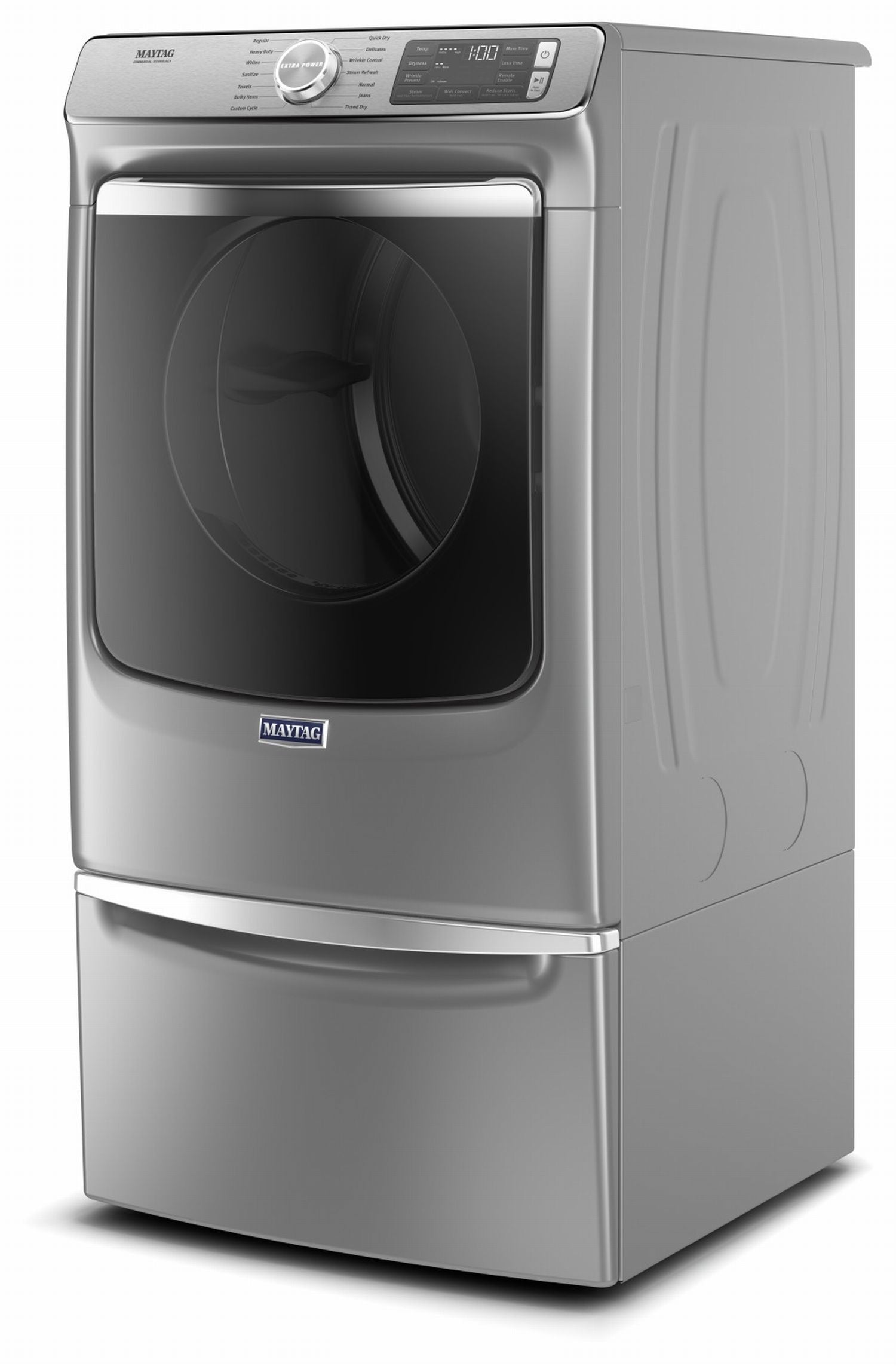 Maytag MGD8630HC 7.3 Cu. Ft. Metallic Slate Gas Dryer - Large Capacity, Energy Efficient for Family Laundry & Bulk Bedding