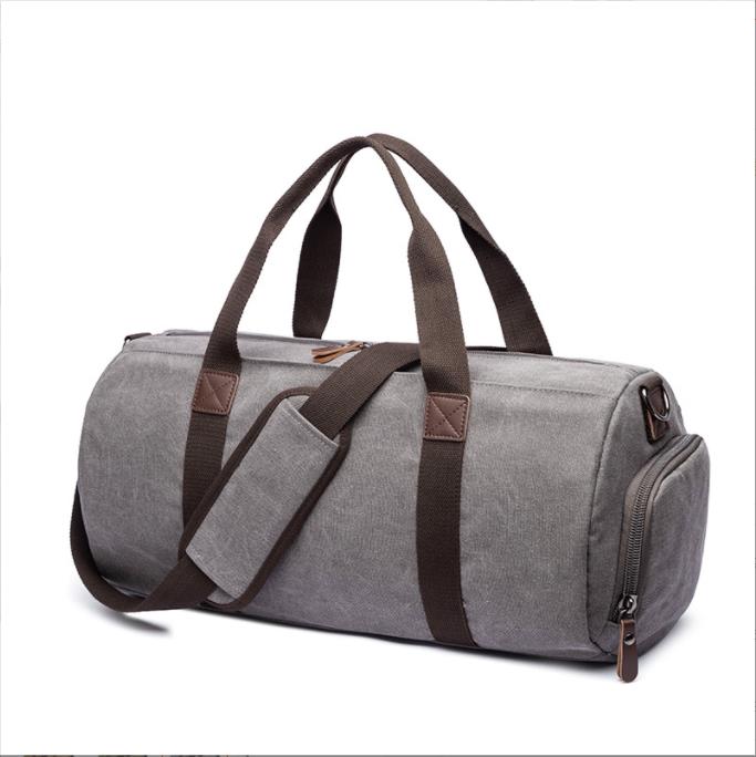 Lugano Canvas Weekender Bag - Durable Travel Duffle Bag for Men & Women | Perfect for Weekend Getaways, Gym, Work & Overnight Trips