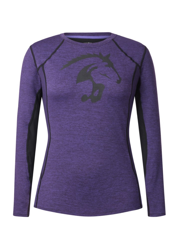 Kerrits Women's Crescent Base Layer Top - Moisture-Wicking & Breathable Thermal Shirt for Hiking, Running & Outdoor Activities