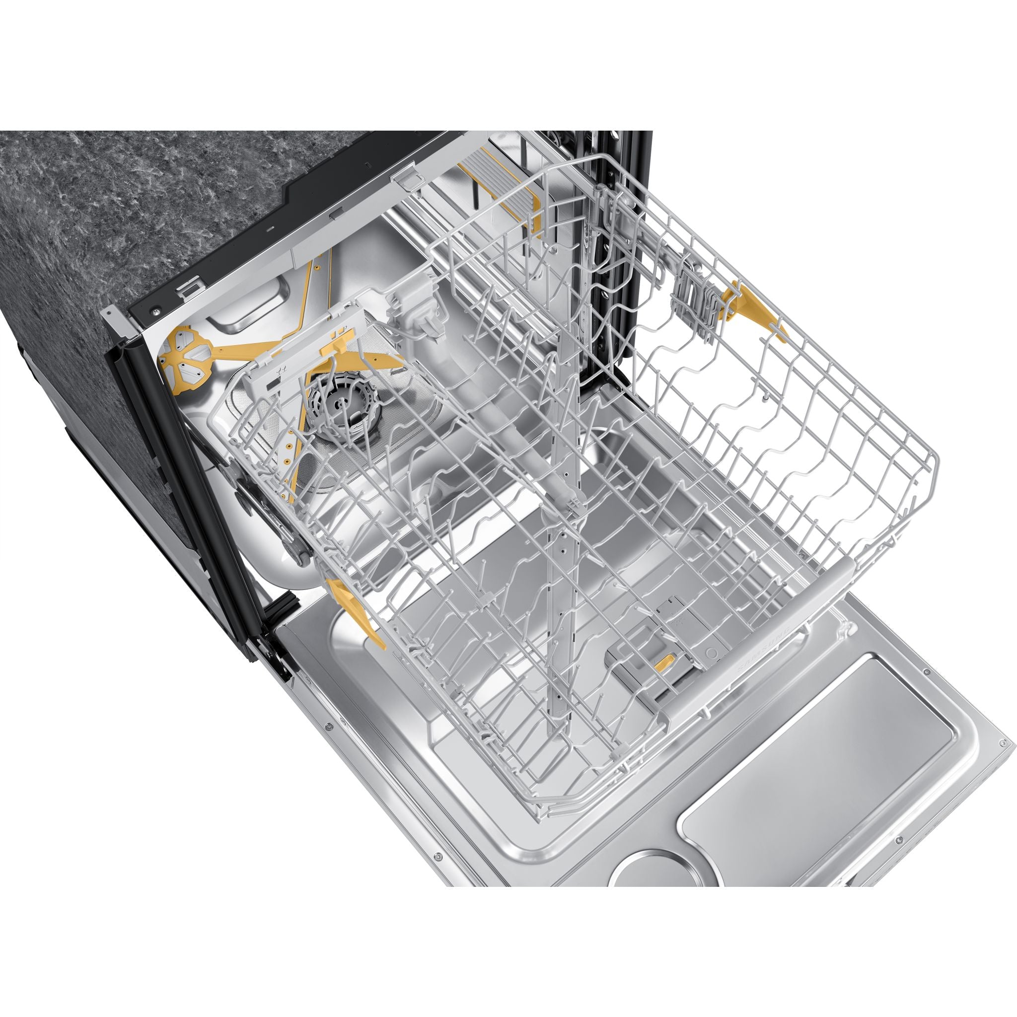 Samsung Bespoke Dishwasher (DW80B7070AP) - Panel Ready Built-In Dishwasher with Smart Control, 48 dBA Noise Level - Perfect for Modern Kitchens and Open-Concept Homes