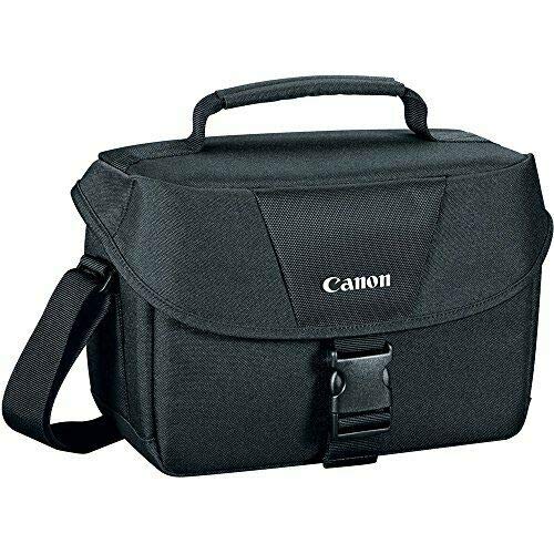 Canon 200ES EOS DSLR Camera Gadget Bag - Waterproof DSLR Camera Case with Adjustable Dividers for Travel & Photography Accessories Storage