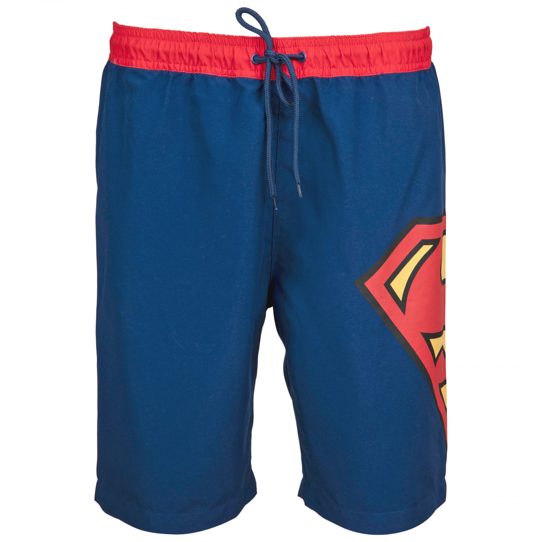 Superman Men's Swim Trunks - Quick Dry Board Shorts for Swimming, Surfing & Beach - Comfortable & Stylish Swimwear for Summer Vacation & Pool Party
