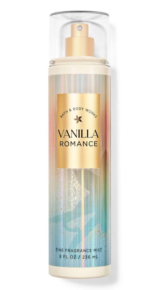 Vanilla Romance Body Mist - 8 Fl Oz Fine Fragrance Spray for Women, Long Lasting Perfume Mist for Daily Use, Date Night & Special Occasions