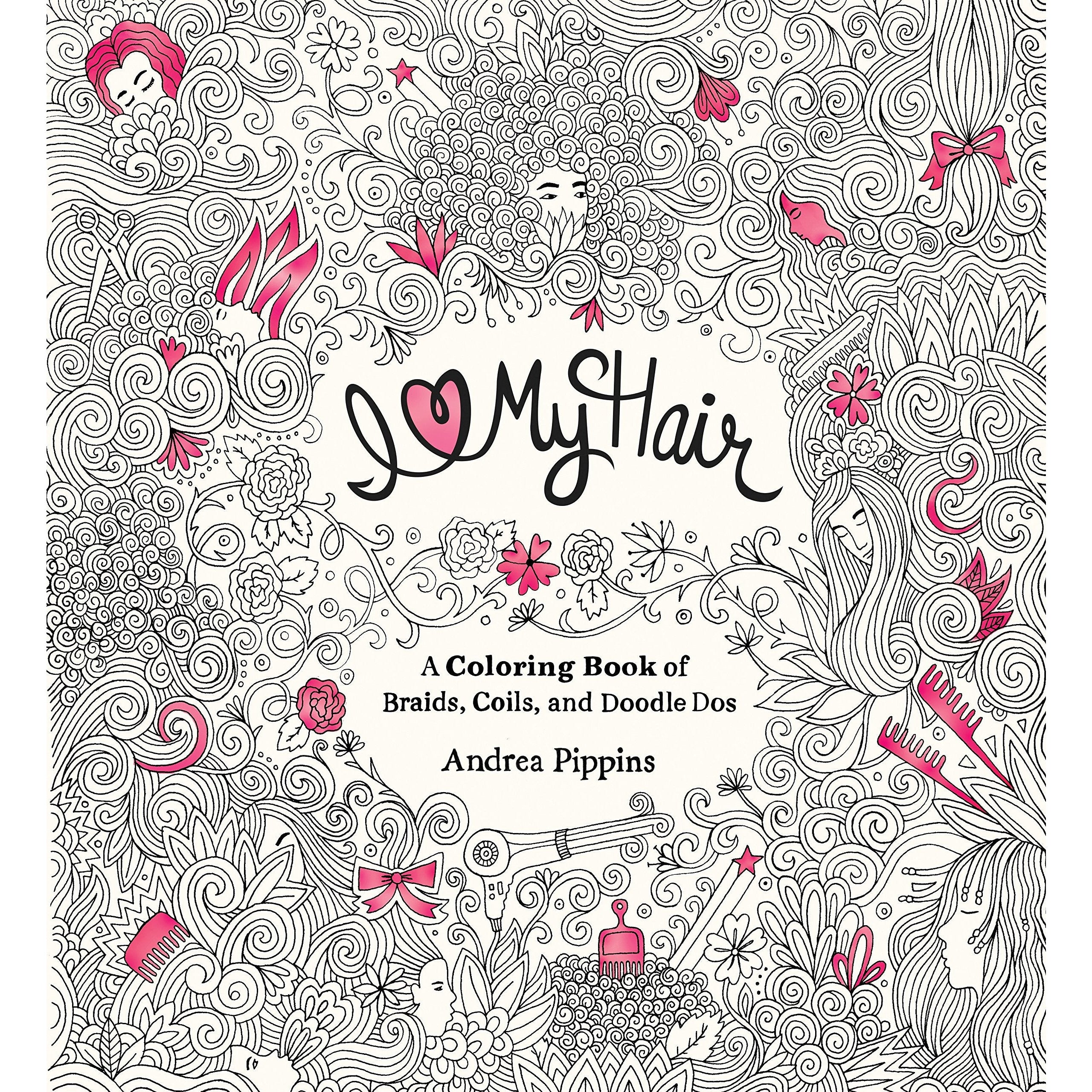 Best Hair Coloring Book for Adults - Creative & Relaxing DIY Hair Dye Design Activity | Perfect for Stress Relief, Gifts & Home Spa Days