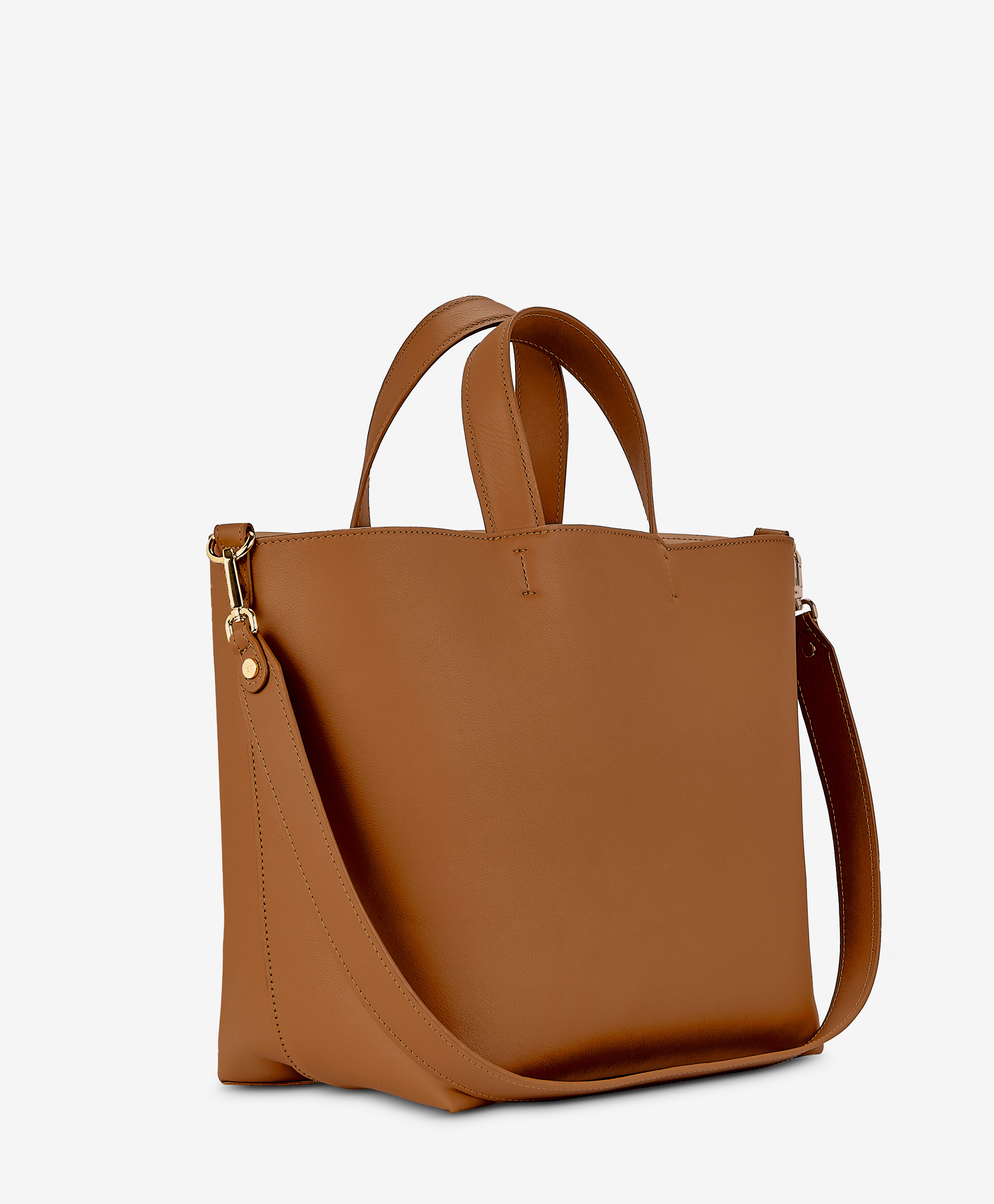 Premium Austin Tote Bag in British Tan - Genuine European Calfskin Leather Handbag for Women | Perfect for Work, Travel & Everyday Use