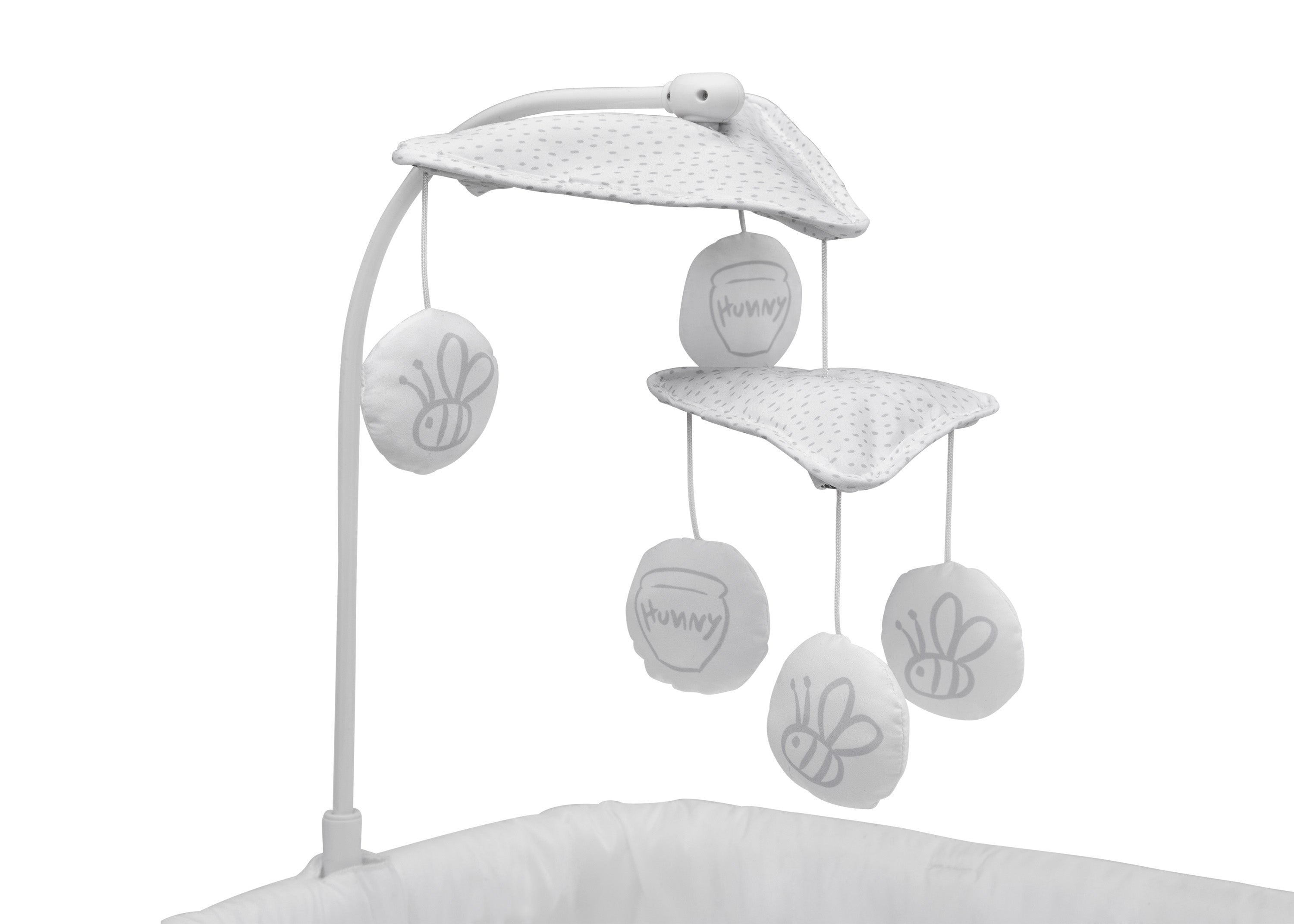 Winnie the Pooh Baby Bassinet Crib - Portable & Lightweight for Nursery, Travel, and Bedroom - Disney Inspired Design for Newborns & Infants