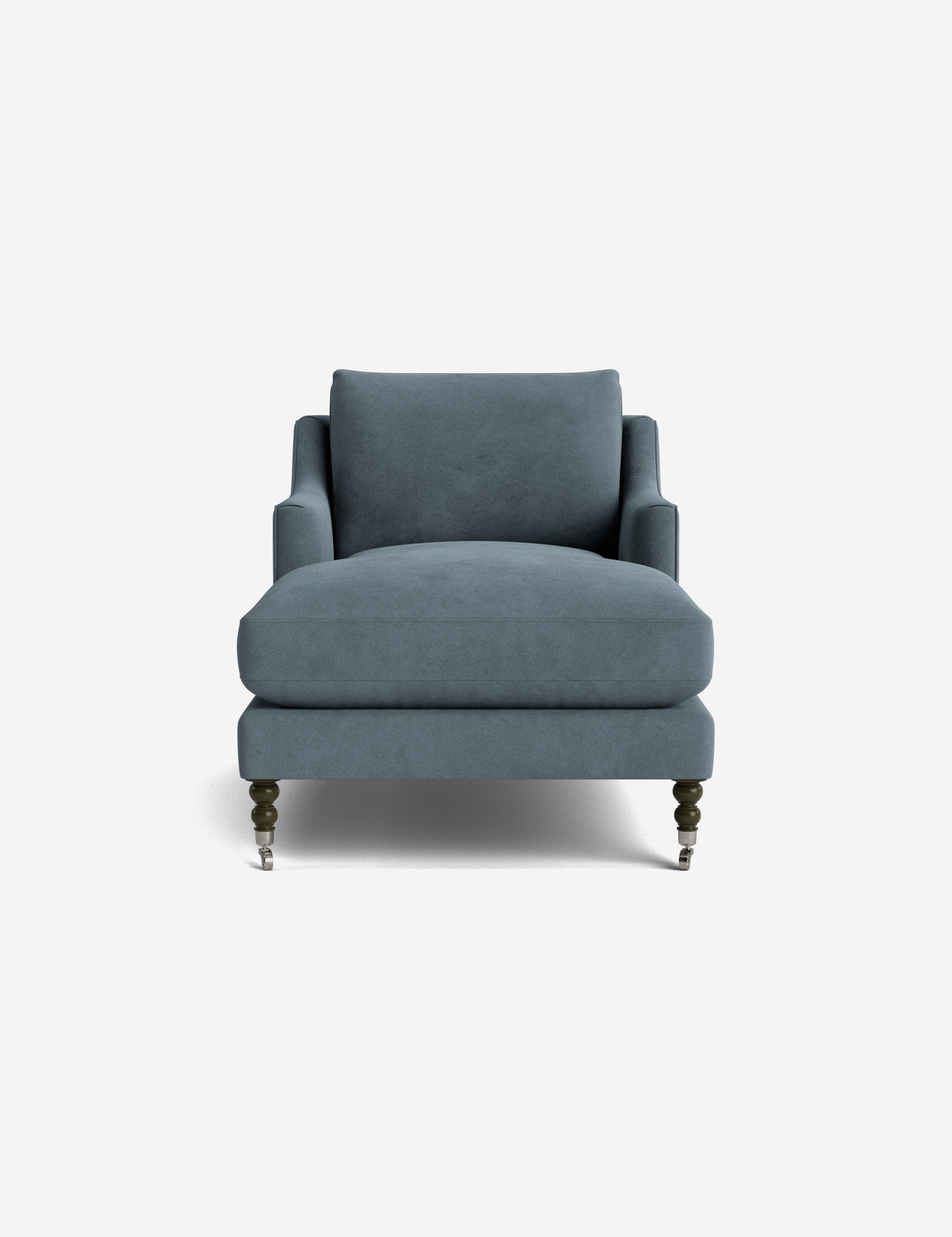 Fabienne Chaise Lounge Chair - Modern Accent Chair for Living Room, Bedroom & Office - Stylish Mid-Century Design with Upholstered Seat and Wooden Legs - Perfect for Relaxing, Reading & Home Decor