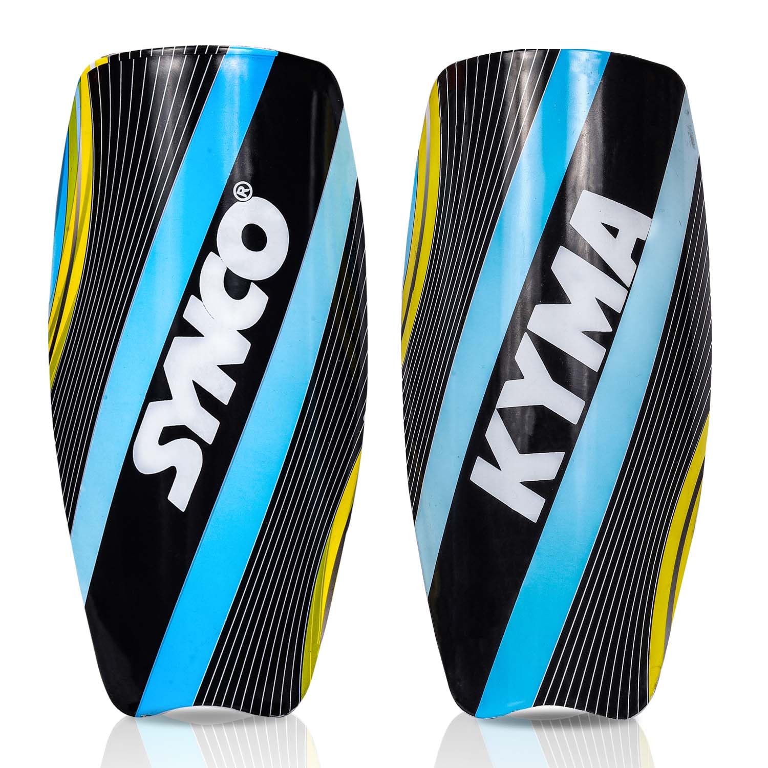 Synco Kyma Slip-in Football Shin Guards - Medium Size for Youth & Adults | Lightweight & Comfortable for Training & Matches | Perfect for Soccer Players Seeking Extra Protection