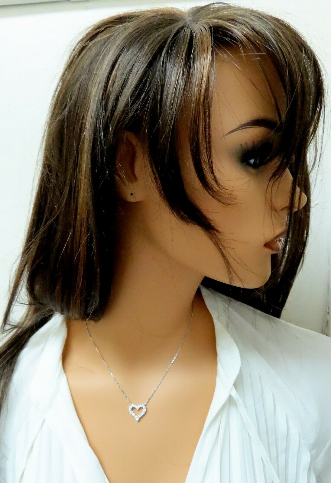 0.80ct Heart-Shaped Natural Diamond Necklace in 14K Gold - Perfect for Anniversaries, Valentine's Day & Romantic Gifts
