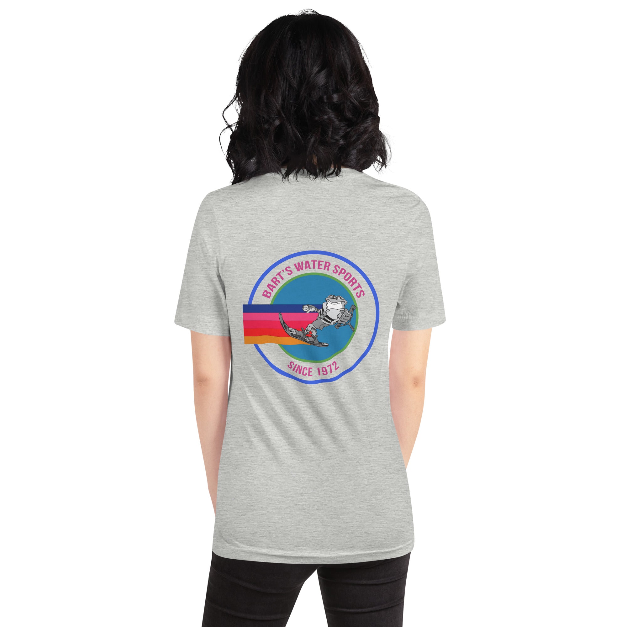 Frog Slalom Ski Unisex T-Shirt - Bart's Water Sports - Perfect for Wakeboarding, Waterskiing & Lake Adventures