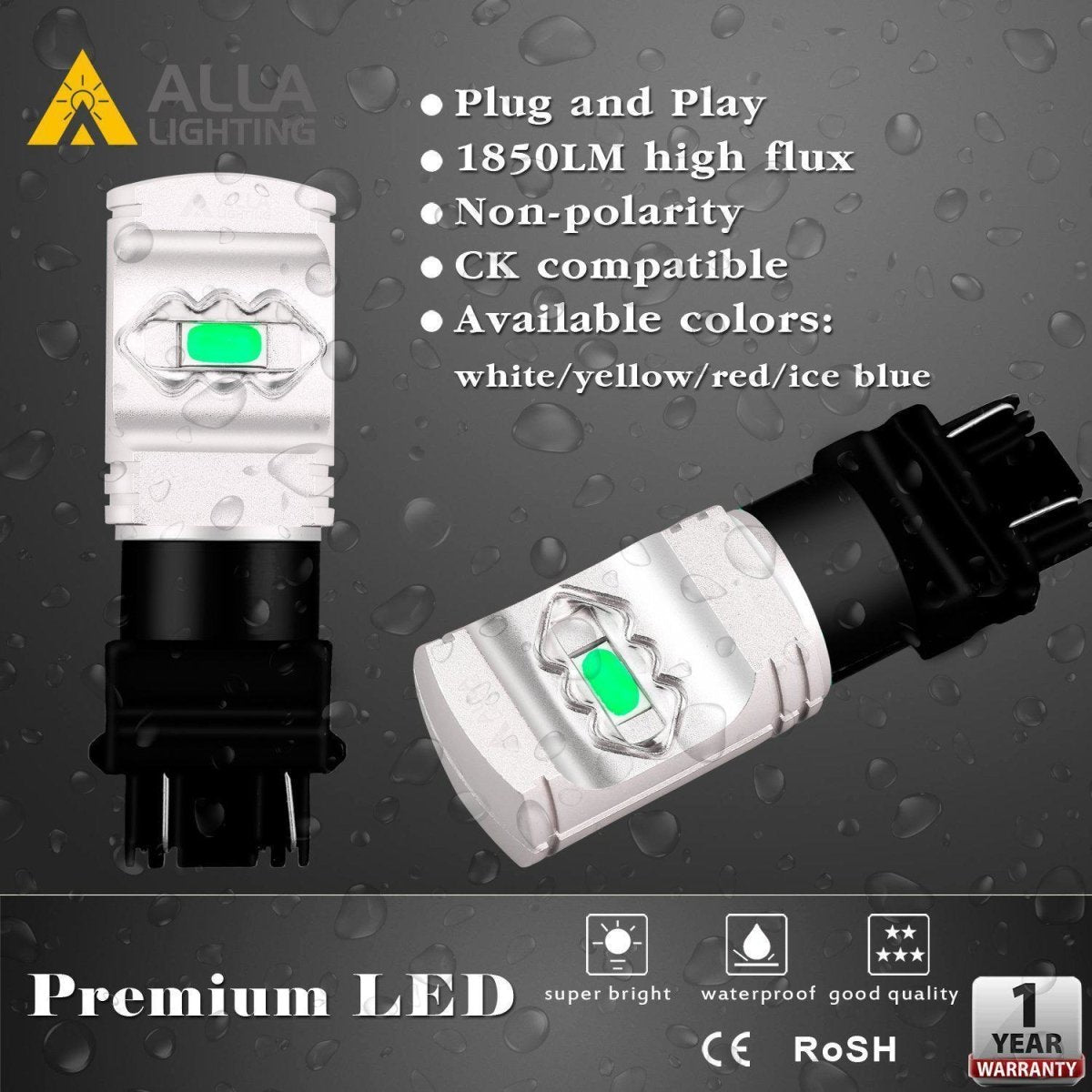 3157 4157 LED Bulbs - High Brightness Turn Signal, Brake Tail Lights & DRL Replacement for 3156 3057 - Perfect for Cars, Trucks, SUVs & Motorcycles