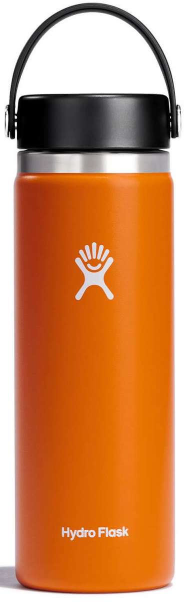 Hydro Flask 20oz Wide Mouth Water Bottle - Insulated Stainless Steel Vacuum Flask for Hot & Cold Drinks - Perfect for Hiking, Gym, Work & Outdoor Adventures
