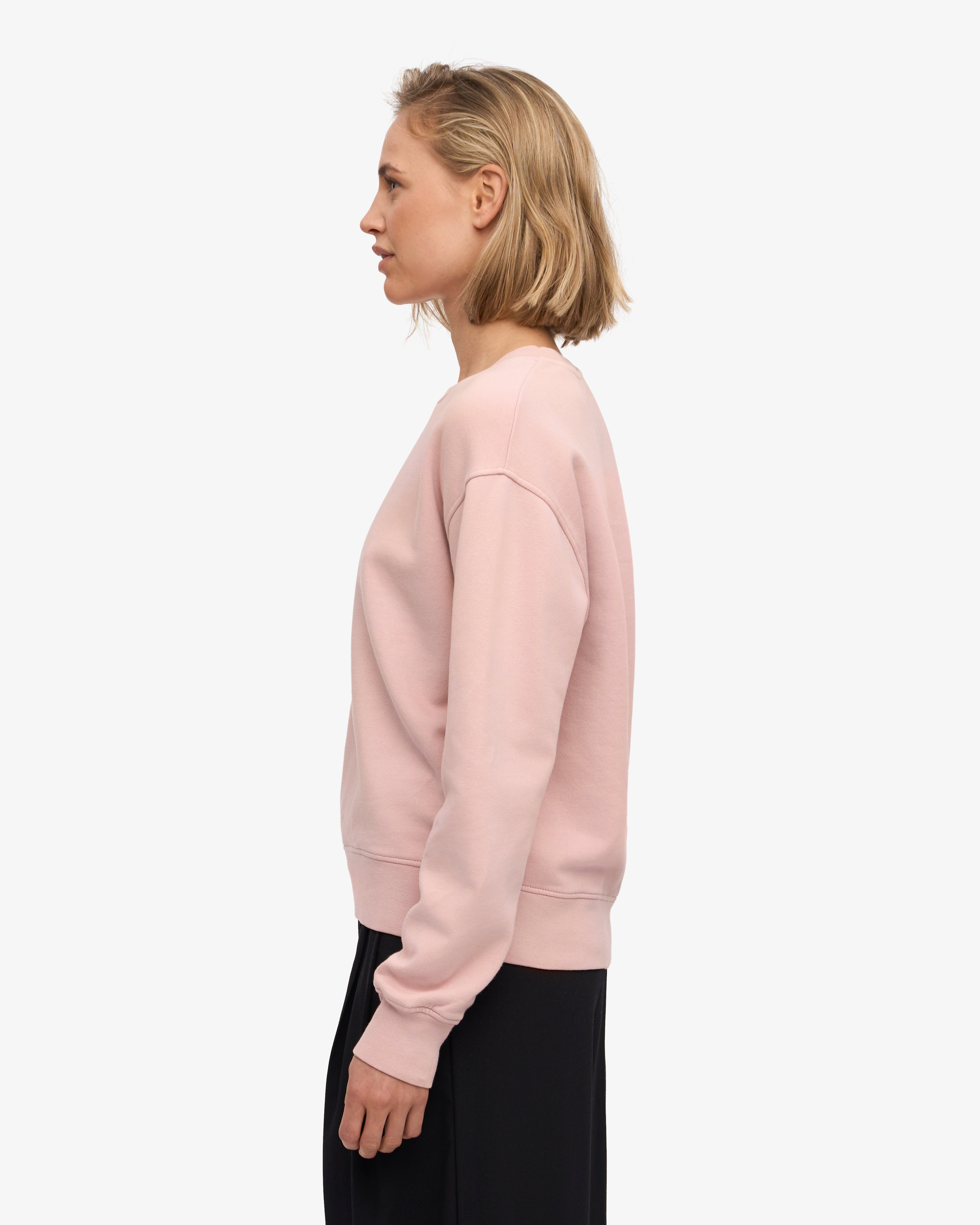 Organic Cotton Women's Classic Crew Neck T-Shirt - Faded Pink | Soft & Comfortable Casual Wear for Everyday Outfits & Layering
