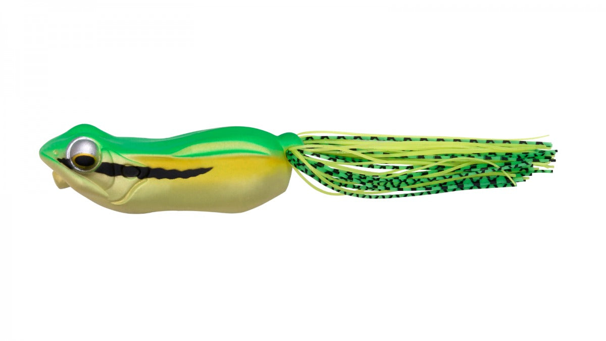 Big Gabot Hollow Body Frog Lure - Topwater Bass Fishing Bait for Freshwater & Saltwater - Perfect for Frogging, Weedless Fishing & Heavy Cover