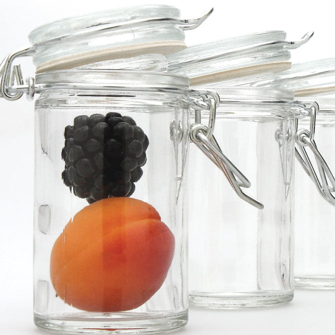 2oz Mini Mason Glass Jars with Lids - Small Glass Containers for Spices, Honey, Jam, DIY Crafts, Wedding Favors & Home Storage (Pack of 12)