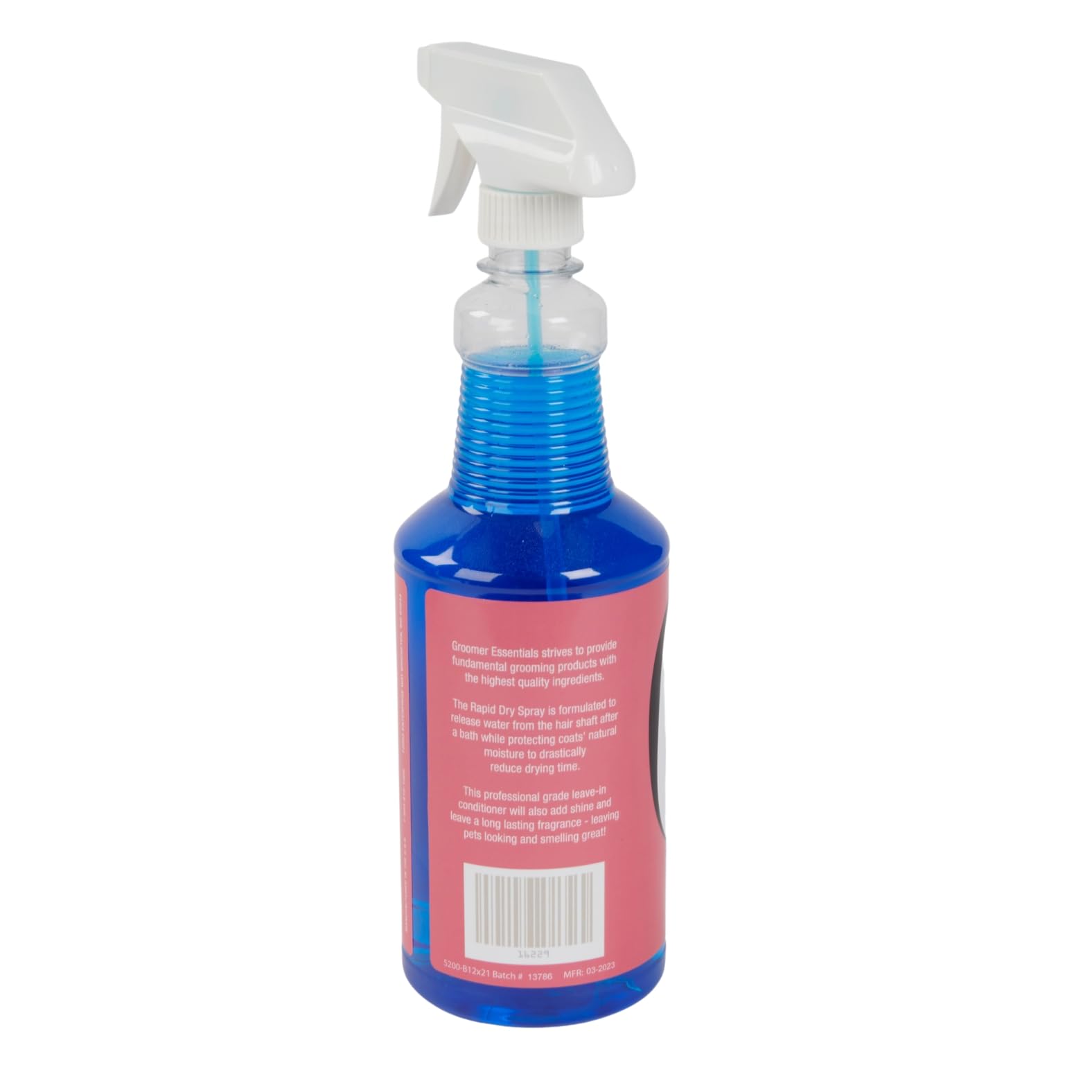 Rapid Dry Spray for Dogs - Fast Drying & Conditioning Pet Grooming Spray (32 oz) - Perfect for Post-Bath Drying, Detangling & Shine Enhancement