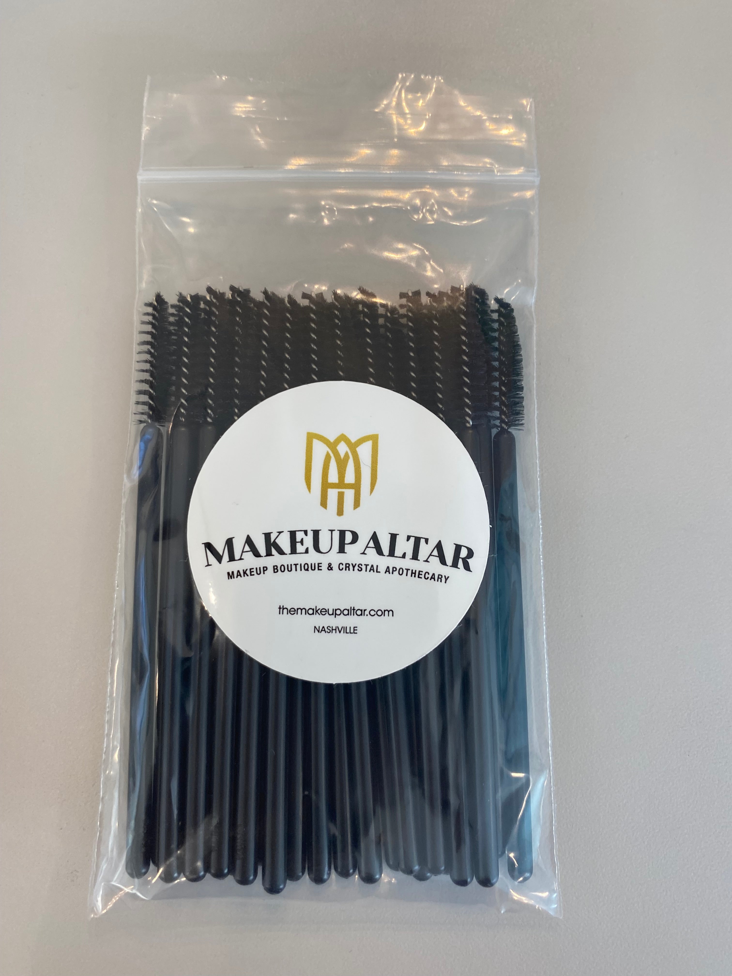 Disposable Mascara Wands - 100 Pack Professional Makeup Brush Applicators for Eyelash Extensions, False Lashes & Makeup Artists | Salon Quality, Hygienic Single Use Wands for Precise Application
