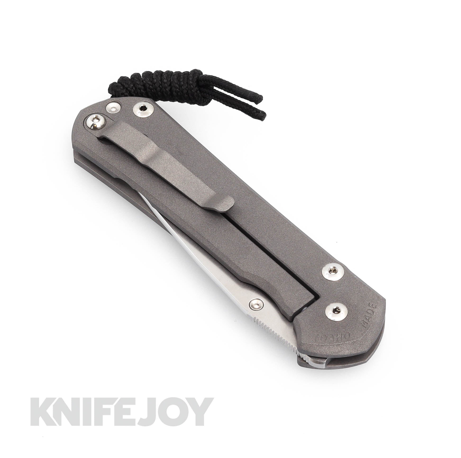 Chris Reeve Knives Large Sebenza 31 Drop Point Magnacut Blade - Titanium Handles with Unique Graphic | Premium EDC Folding Knife for Outdoor, Camping & Survival
