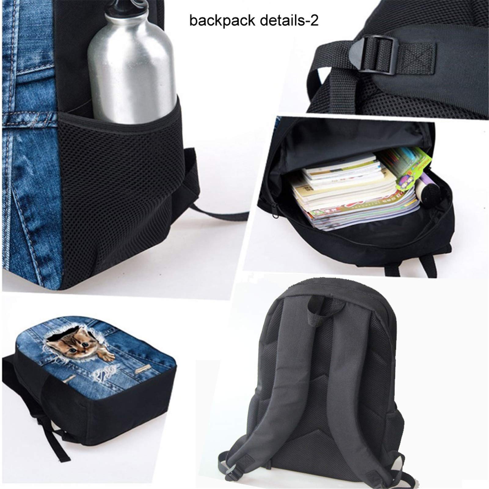 Navajo Print Backpack Set for Kids - Backpack, Lunchbox & Pencil Case for School