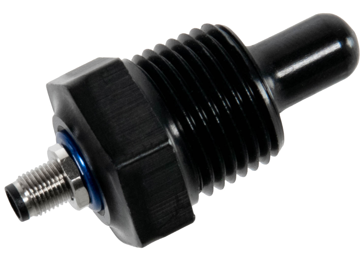 3/8 NPT Liquid Temperature Sensor with M5 Connector - Coolant, Water, Oil, Transmission Fluid, and Fuel Monitoring - Ideal for Automotive, Industrial, and Marine Applications
