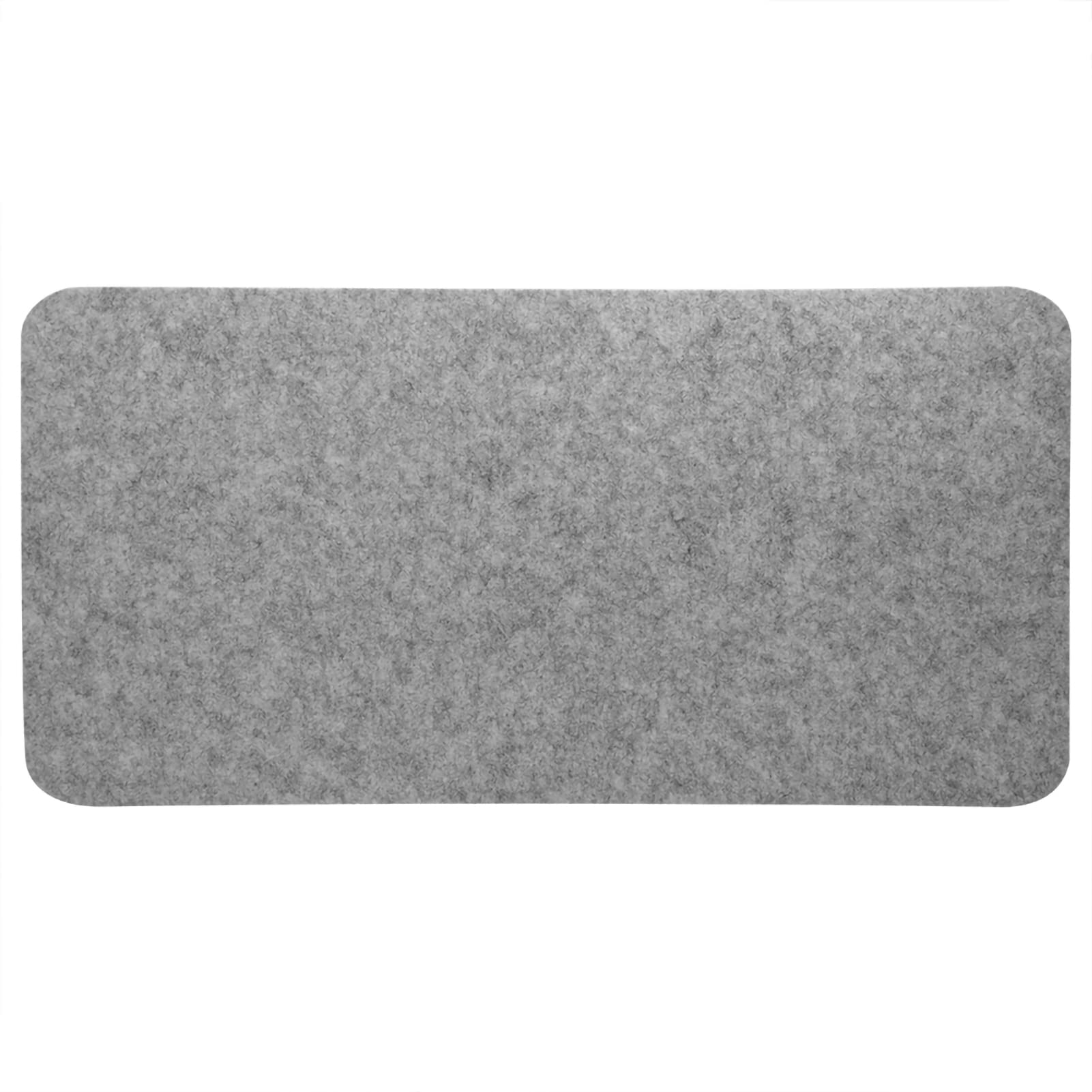 Wendry Large Gaming Mouse Pad - Ergonomic Desk Mat for Office, Laptop & PC - Anti-Static Felt Surface (Light Gray) - Perfect for Gaming, Work & Home Office Setup