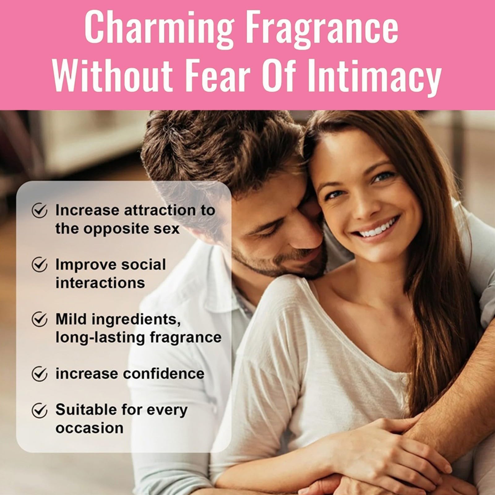 Pure Natural Rose Perfume Oil for Women - Long Lasting Roll On Fragrance, Romantic Floral Scent, Enhanced with Essential Oils (2PC) - Perfect for Date Nights, Weddings & Special Occasions