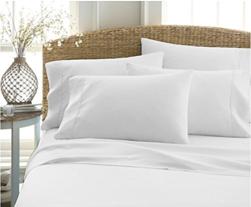 Luxury 500 Thread Count Egyptian Cotton Twin XL Sheet Set - 4-Piece Soft & Breathable Bedding for 39x80 Mattress (Fits 7-9