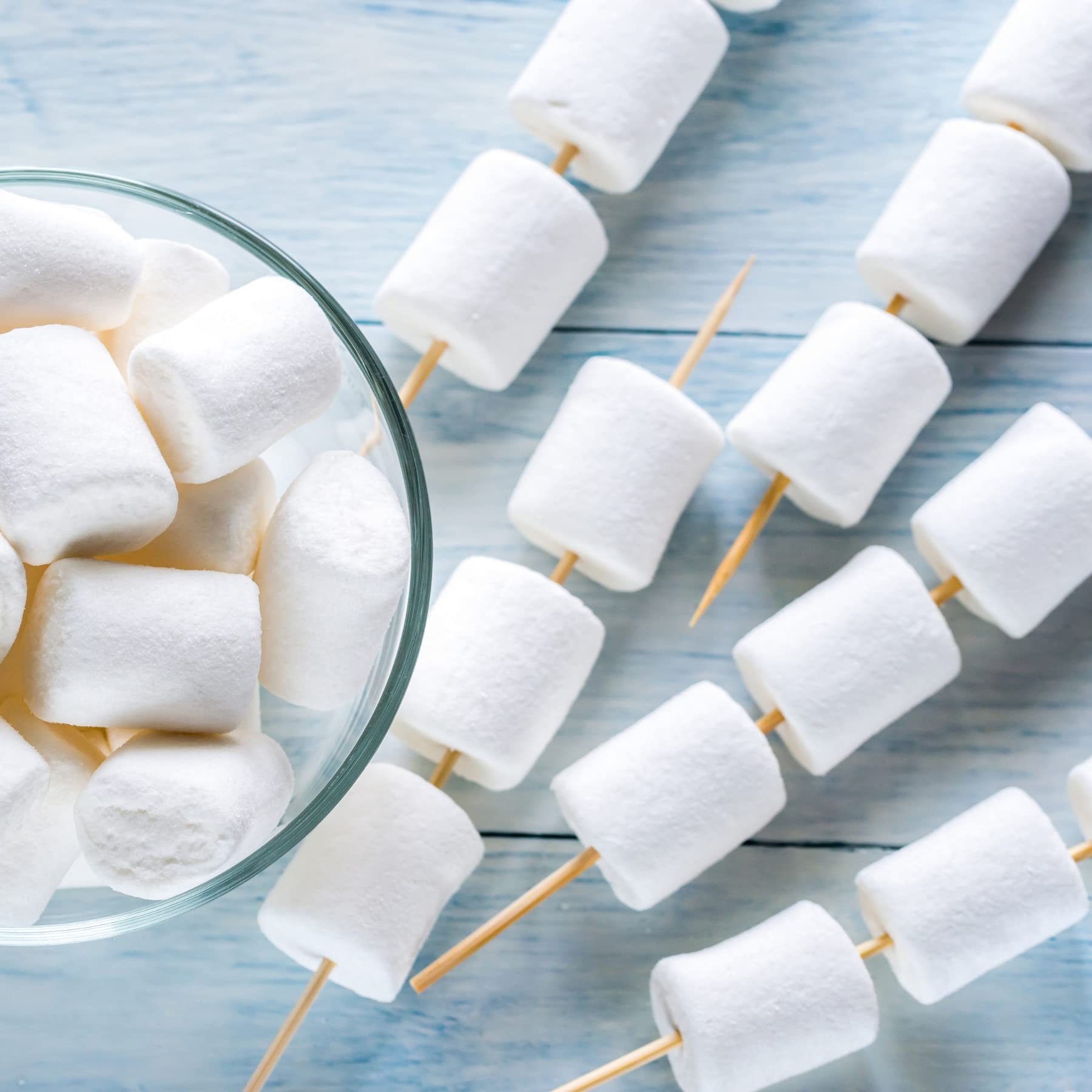 Large White Marshmallows 2lbs - Natural Vanilla, No Artificial Flavors - Perfect for S'Mores & Hot Chocolate