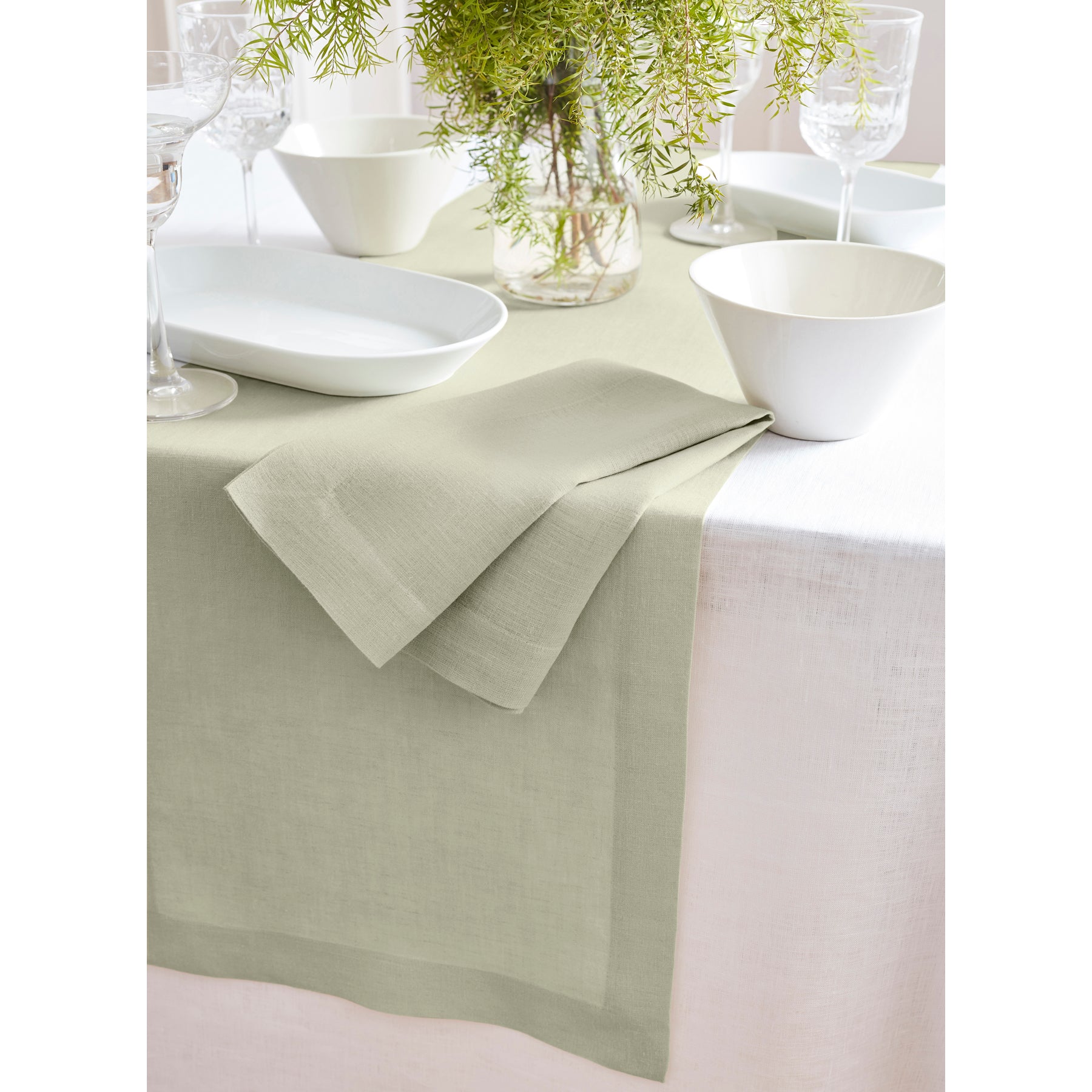Premium Sonoma Linen Napkins Set of 4 - 100% Natural Cotton Dinner Napkins for Formal Dining, Wedding, and Holiday Table Settings
