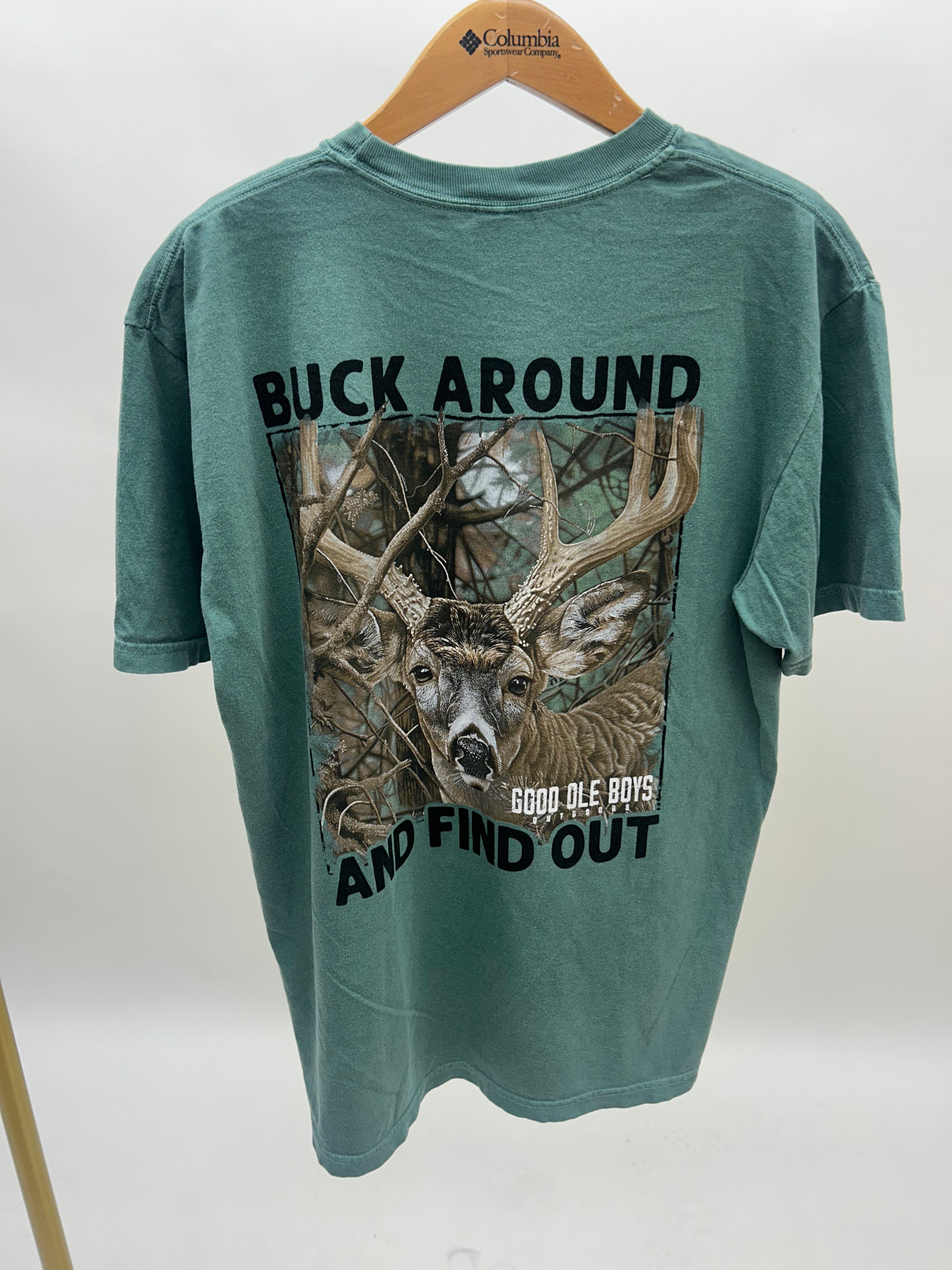 GOB Buck Around Short Sleeve Shirt for Men - Comfortable Casual Button Down Shirt for Summer, Outdoor Activities, and Everyday Wear